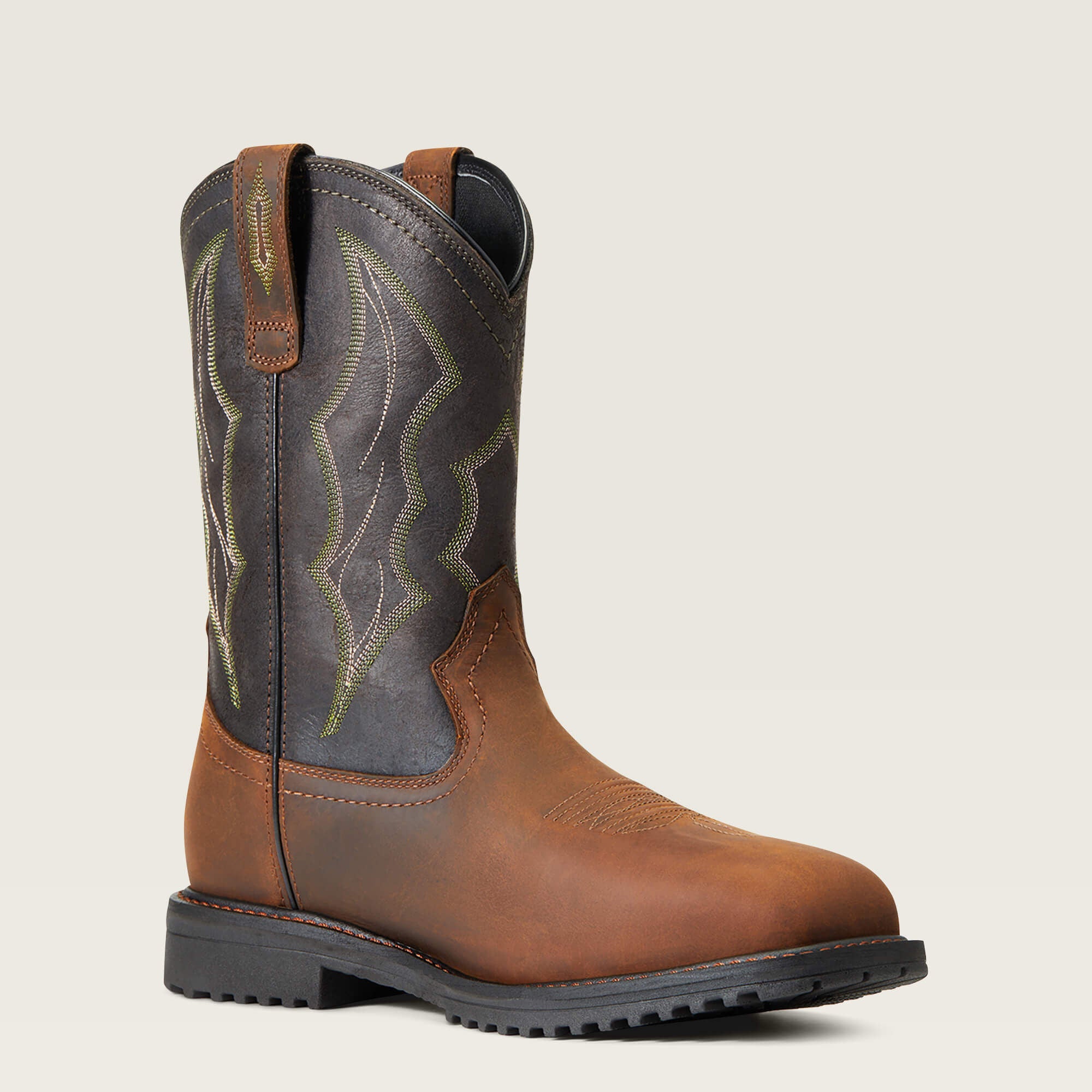 Ariat RigTek Wide Square Toe Waterproof Composite Toe Work Boot Men