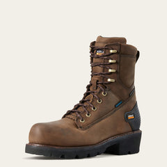 Ariat Powerline 8" Waterproof Composite Toe Work Boot Men