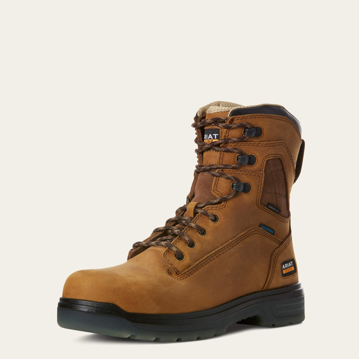 Ariat Turbo 8" Waterproof Carbon Toe Work Boot Men