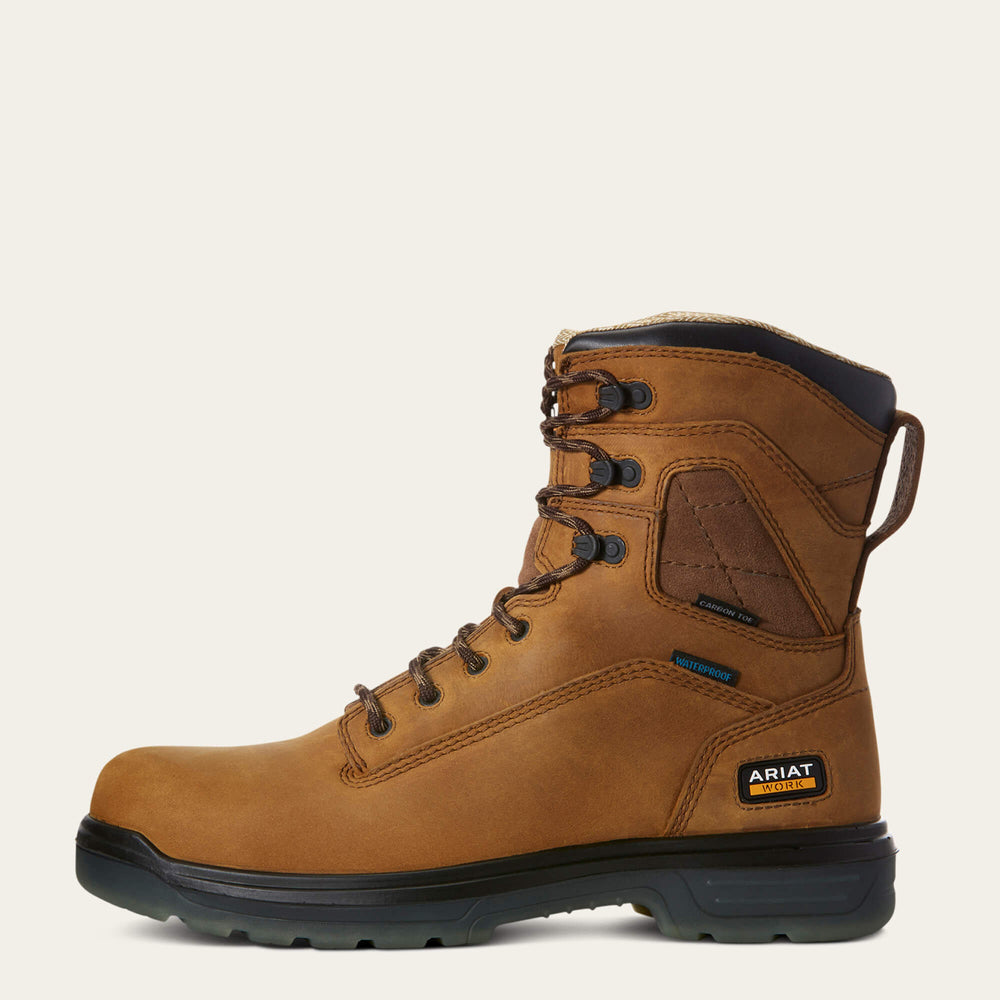 Ariat Turbo 8" Waterproof Carbon Toe Work Boot Men