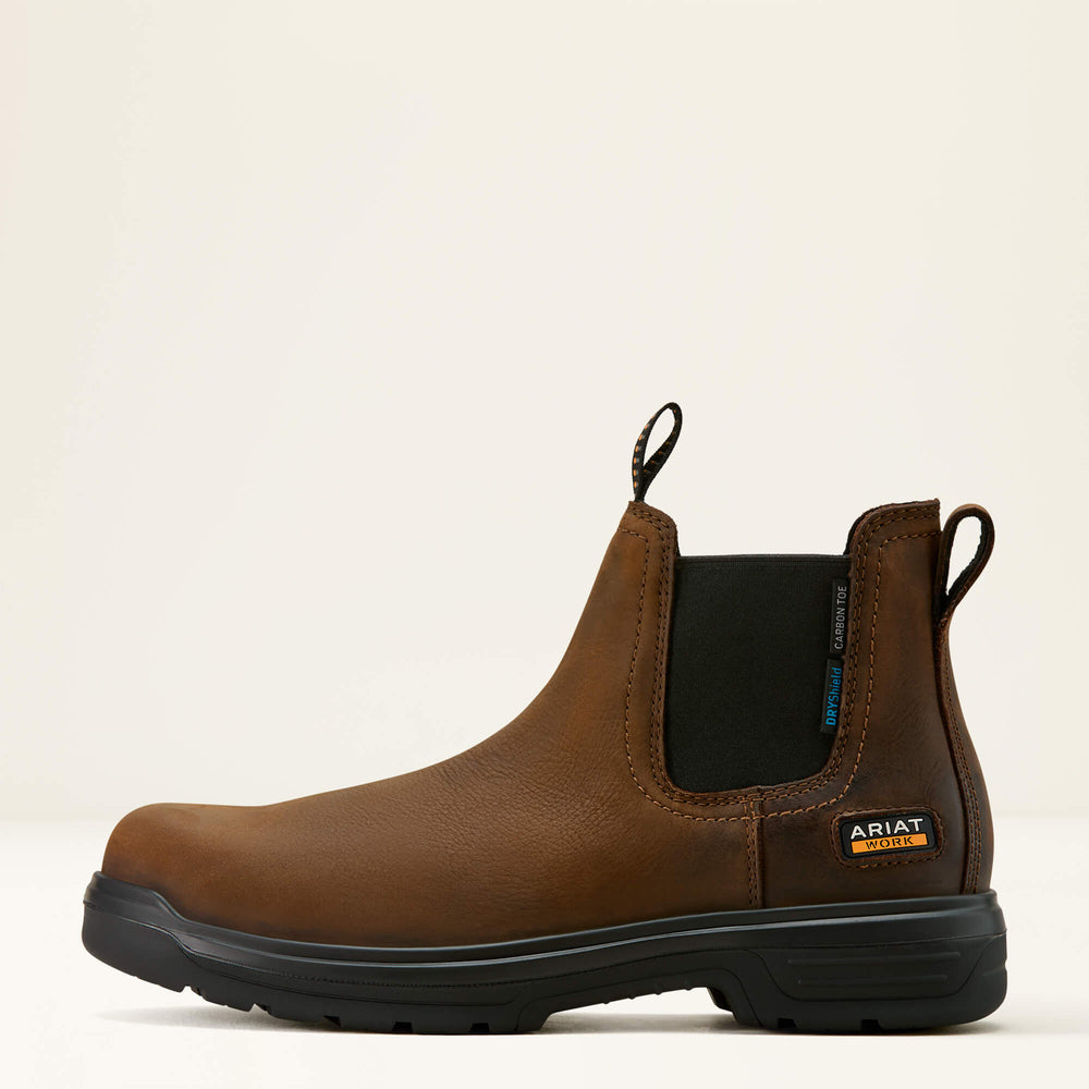 Ariat Turbo Chelsea CSA Waterproof Carbon Toe Work Boot Men