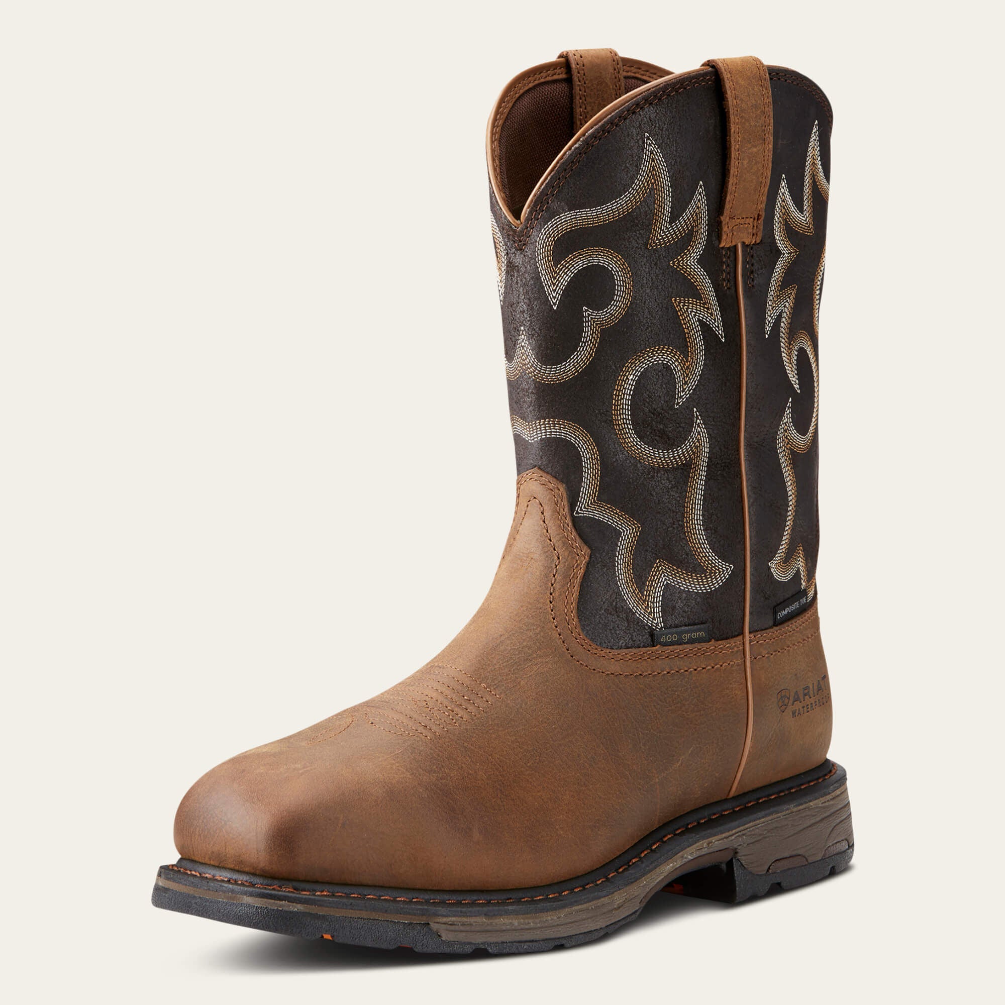 Ariat WorkHog Wide Square Toe 400g Waterproof Composite Toe Work Boot Men