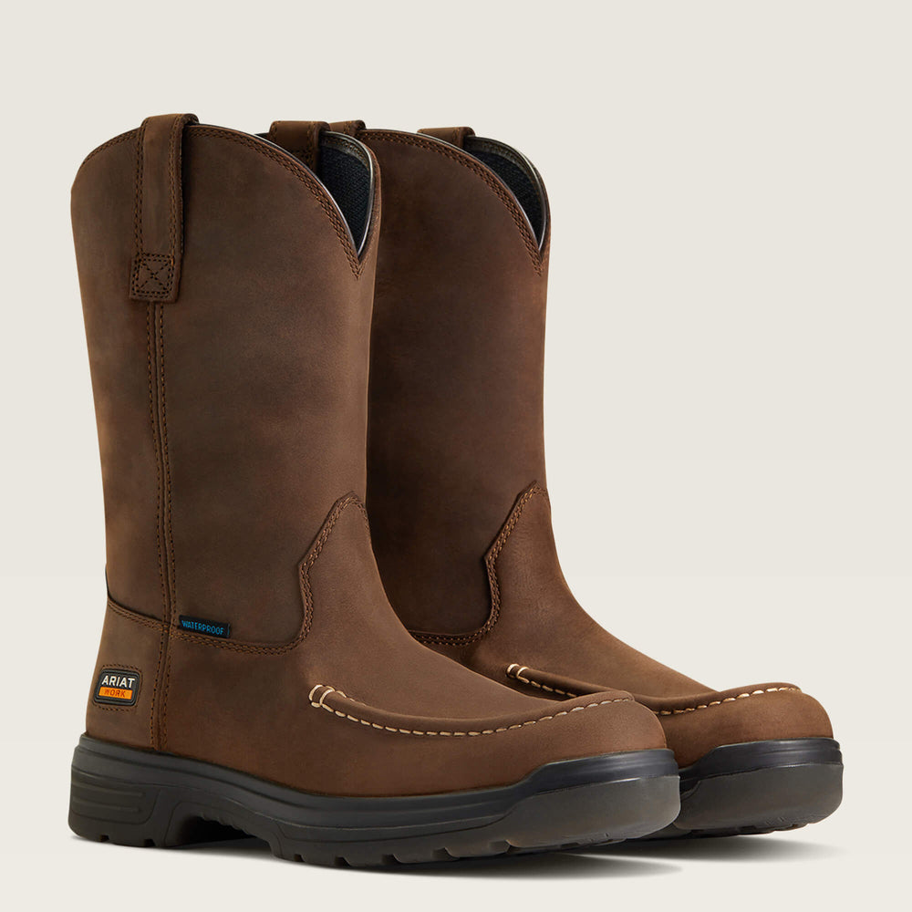 Ariat Turbo Moc Toe Waterproof Work Boot Men
