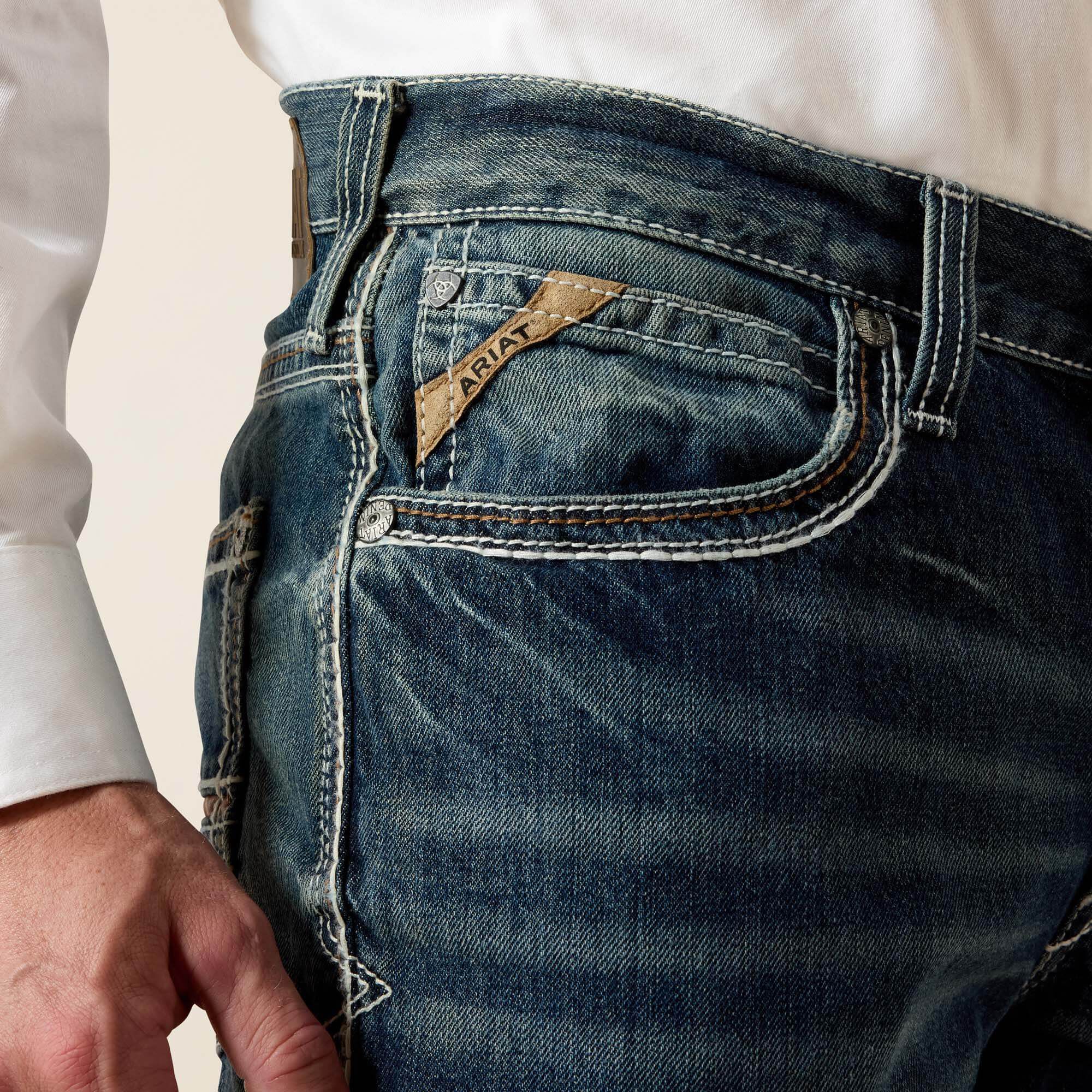 Ariat M4 Low Rise Coltrane Boot Cut Jean Men|Trends