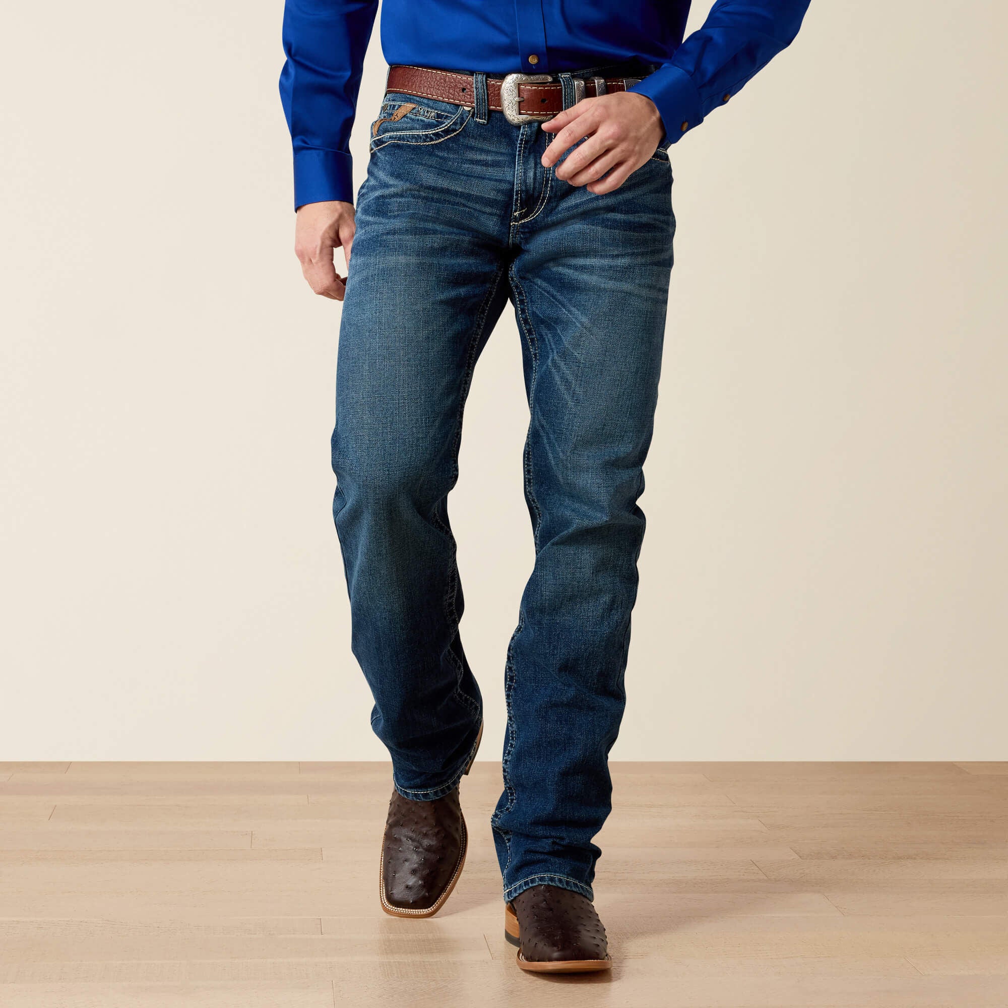 Ariat M2 Relaxed Stretch Adkins Boot Cut Jean Men|Trends