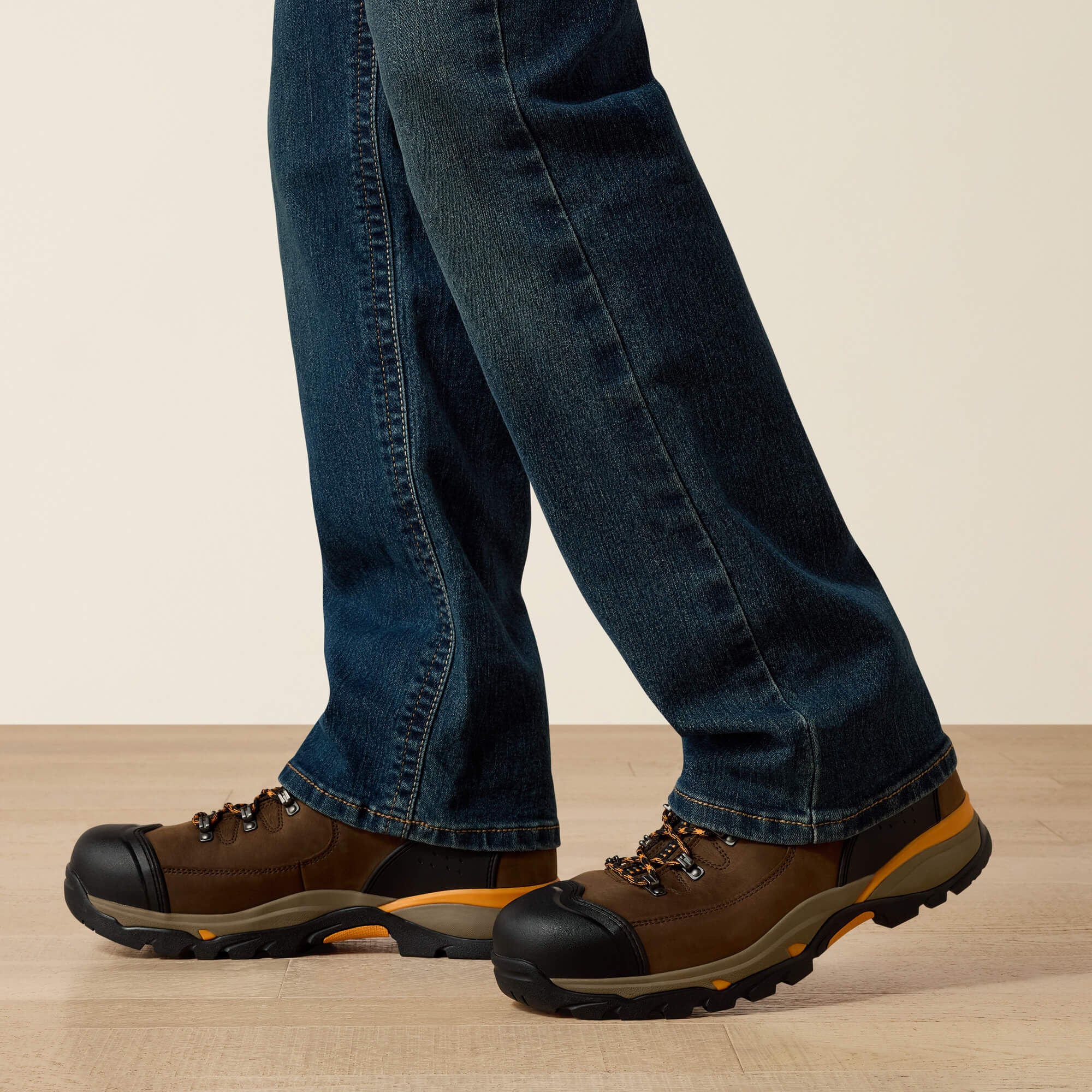 Ariat Men's Low Rise, Bootcut Work Pants - Rebar Denim Men