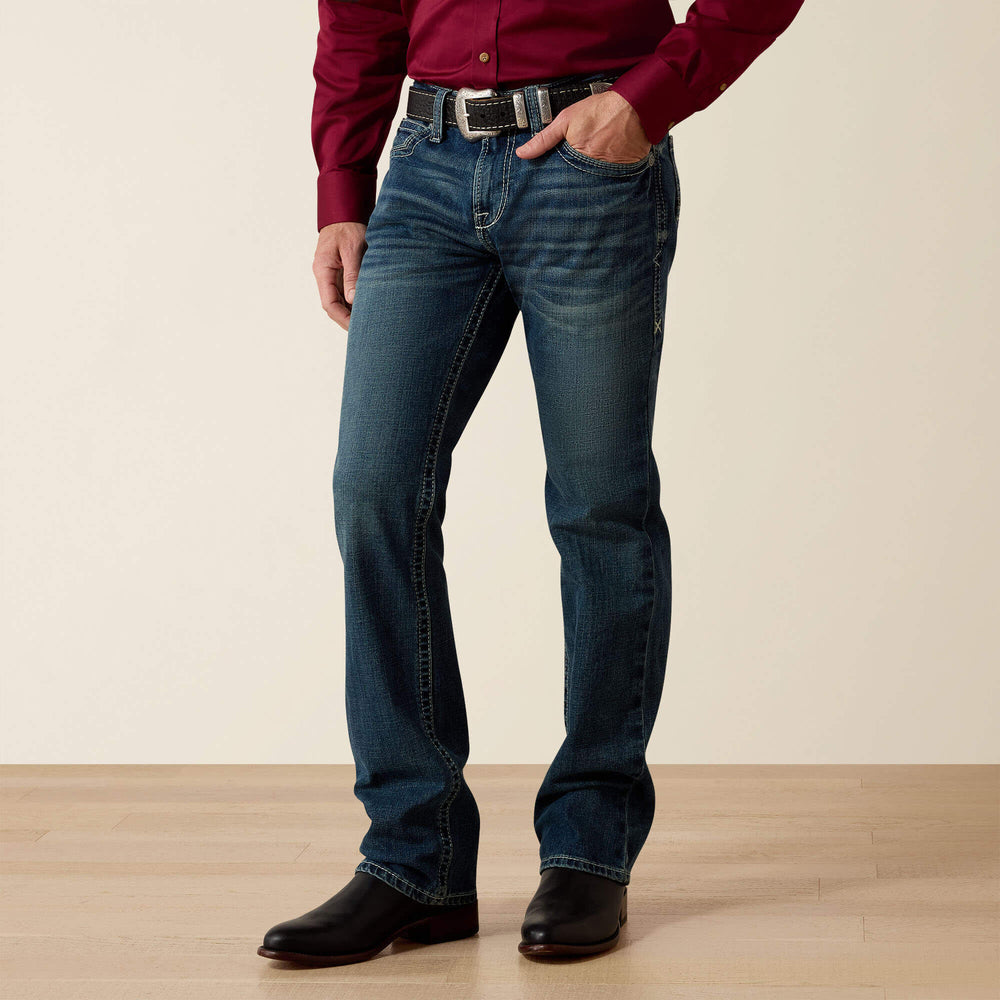 Ariat M7 Rocker Stretch Coltrane Stackable Straight Leg Jean Men|Trends