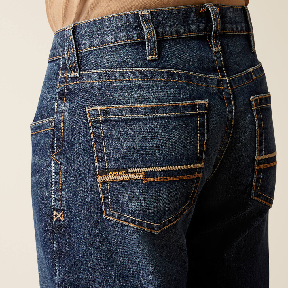 Ariat Rebar M4 Relaxed Rail Boot Cut Jean Men