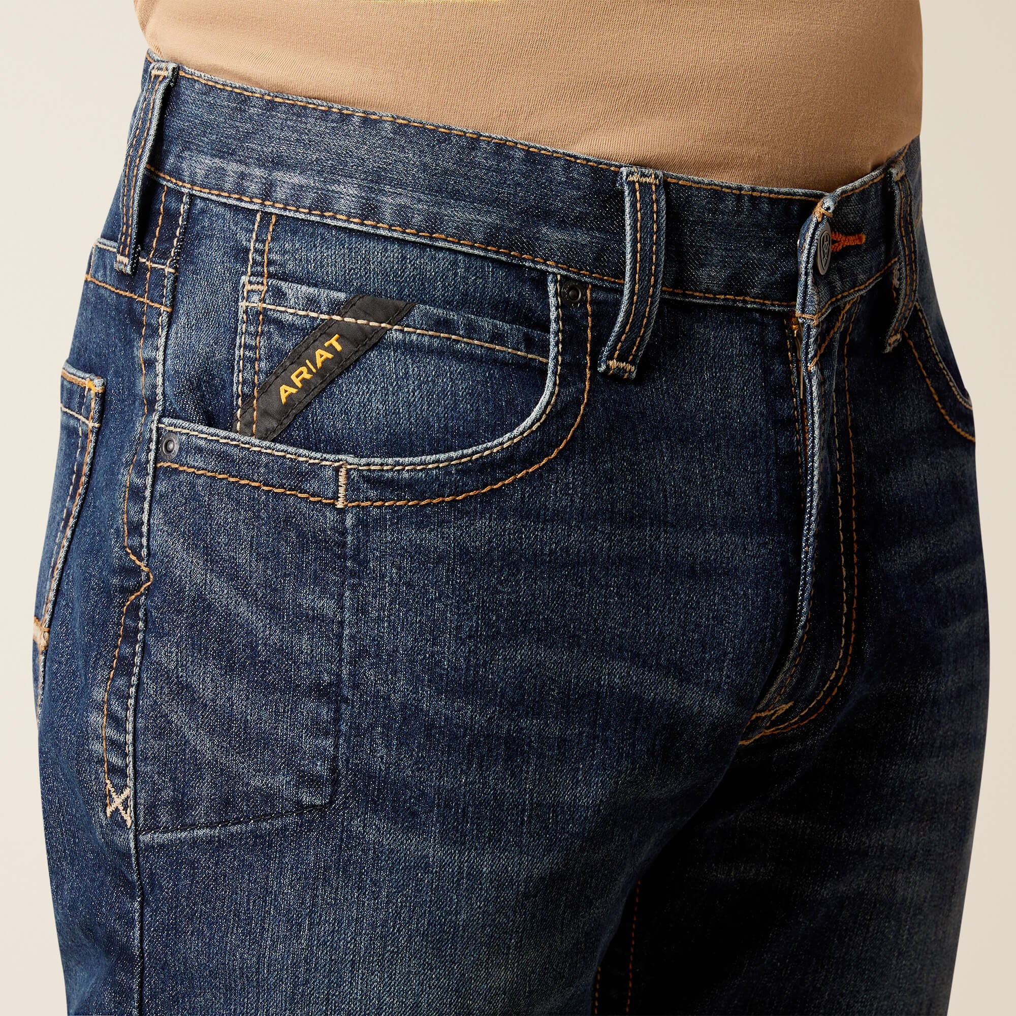Ariat Rebar M4 Relaxed Rail Boot Cut Jean Men