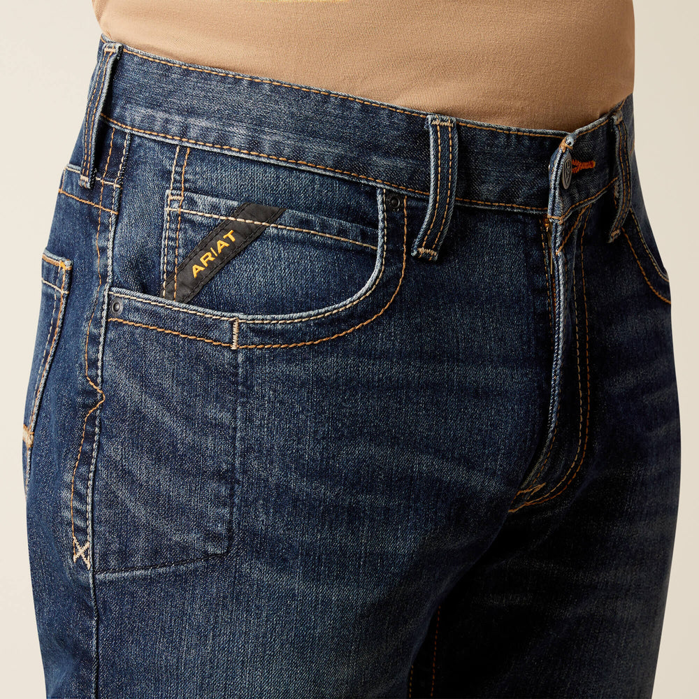 Ariat Rebar M4 Relaxed Rail Boot Cut Jean Men