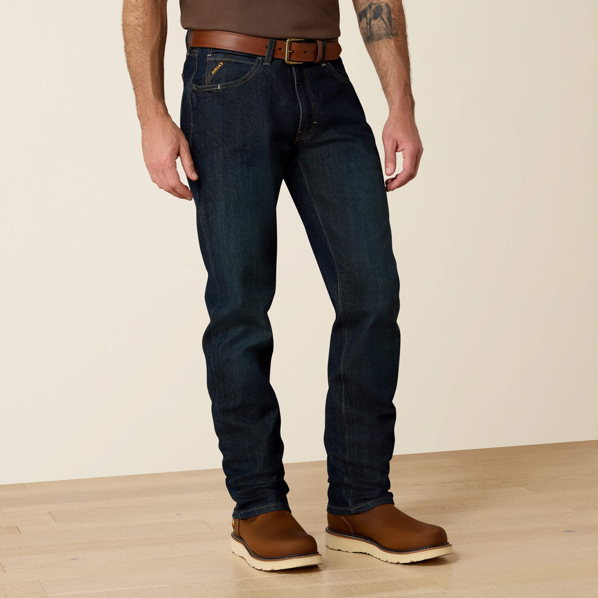 Ariat Rebar M4 Relaxed DuraStretch Basic Stackable Straight Leg Jean Men