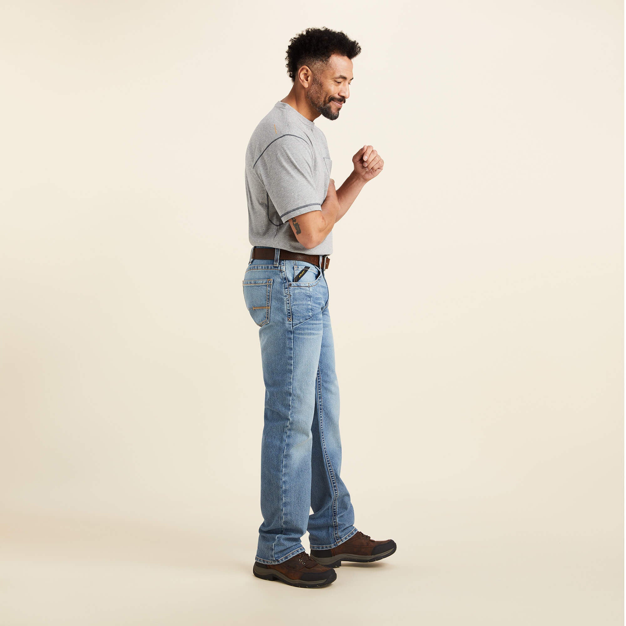 Ariat Rebar M5 Straight DuraStretch Edge Straight Leg Jean Men