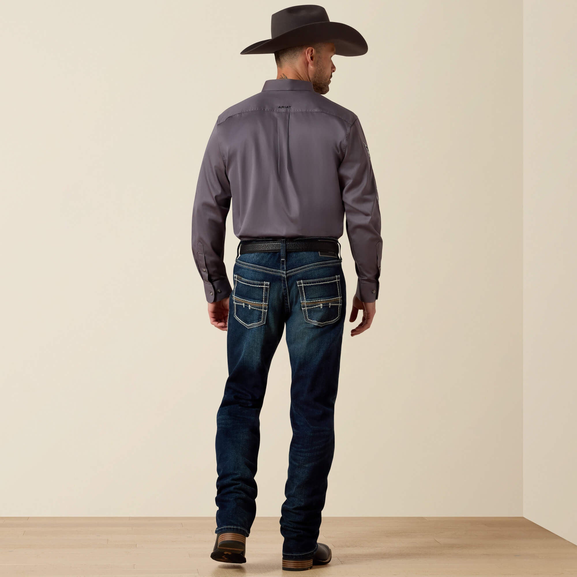 Ariat M5 Slim Stretch Coltrane Stackable Straight Leg Jean Men|Trends