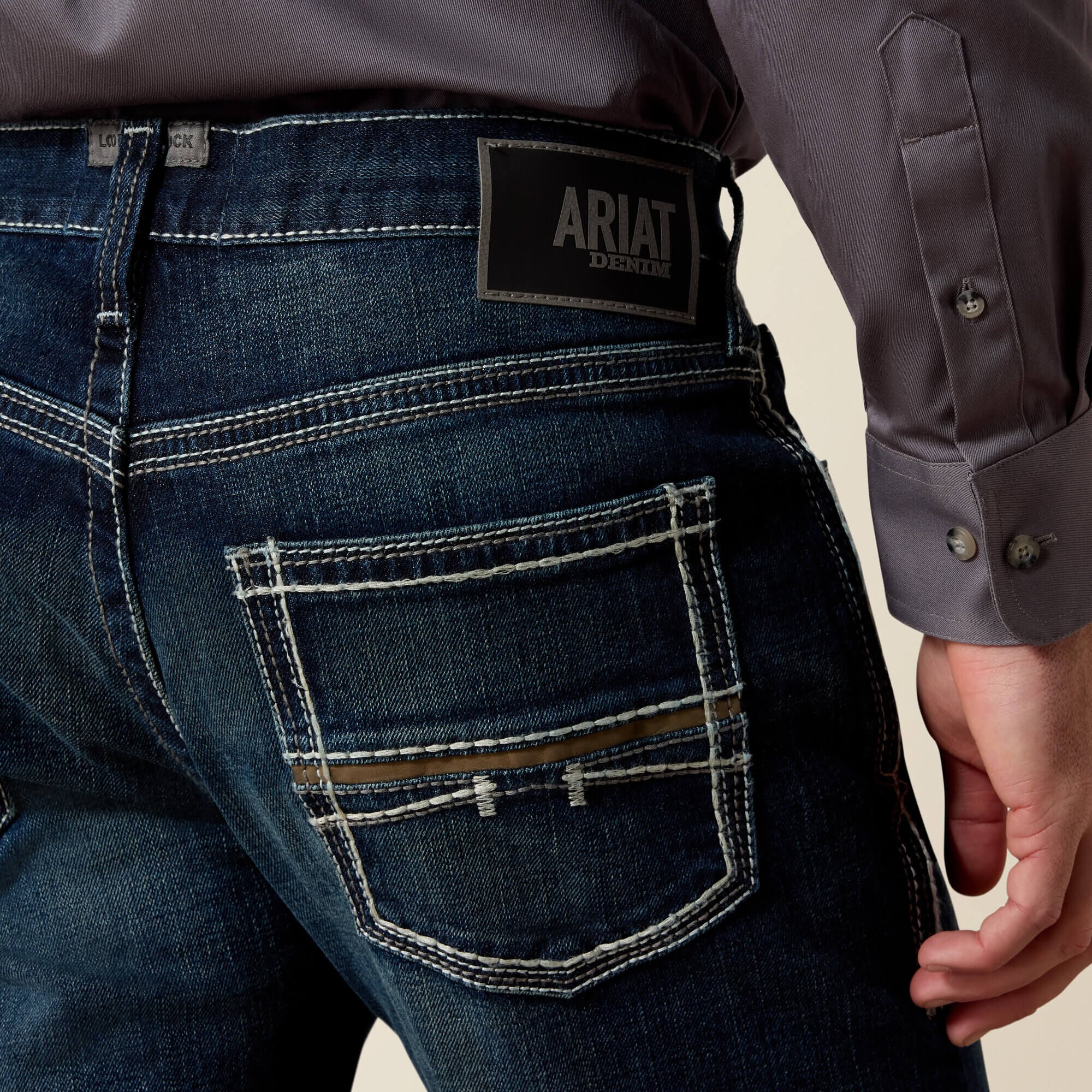 Ariat M5 Slim Stretch Coltrane Stackable Straight Leg Jean Men|Trends