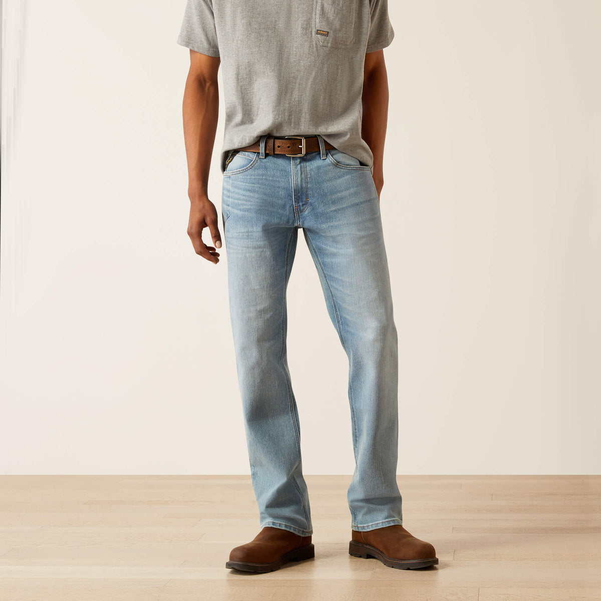 Ariat Rebar M4 Relaxed DuraStretch Basic Stackable Straight Leg Jean Men