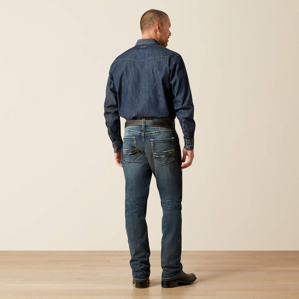 Ariat M5 Slim Stretch Adkins Stackable Straight Leg Jean Men|Trends