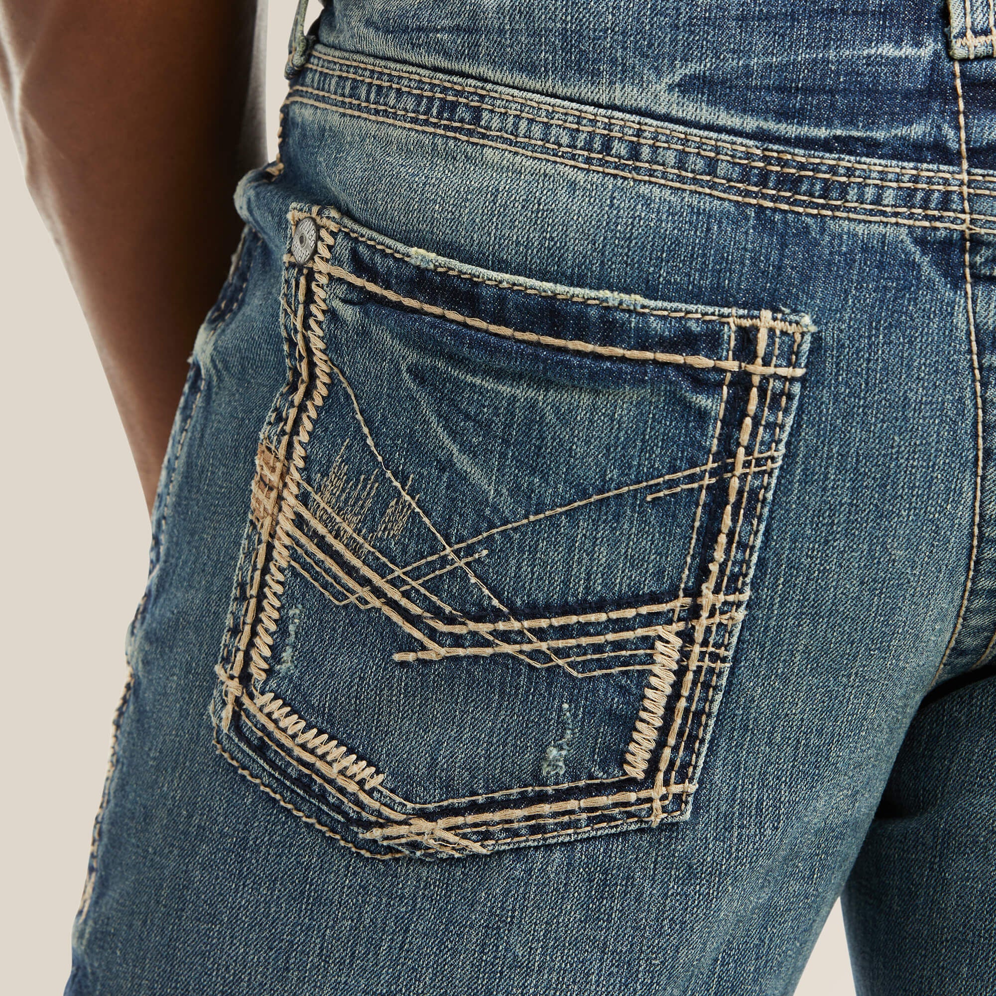 Ariat M5 Slim Gambler Stackable Straight Leg Jean Men|Trends