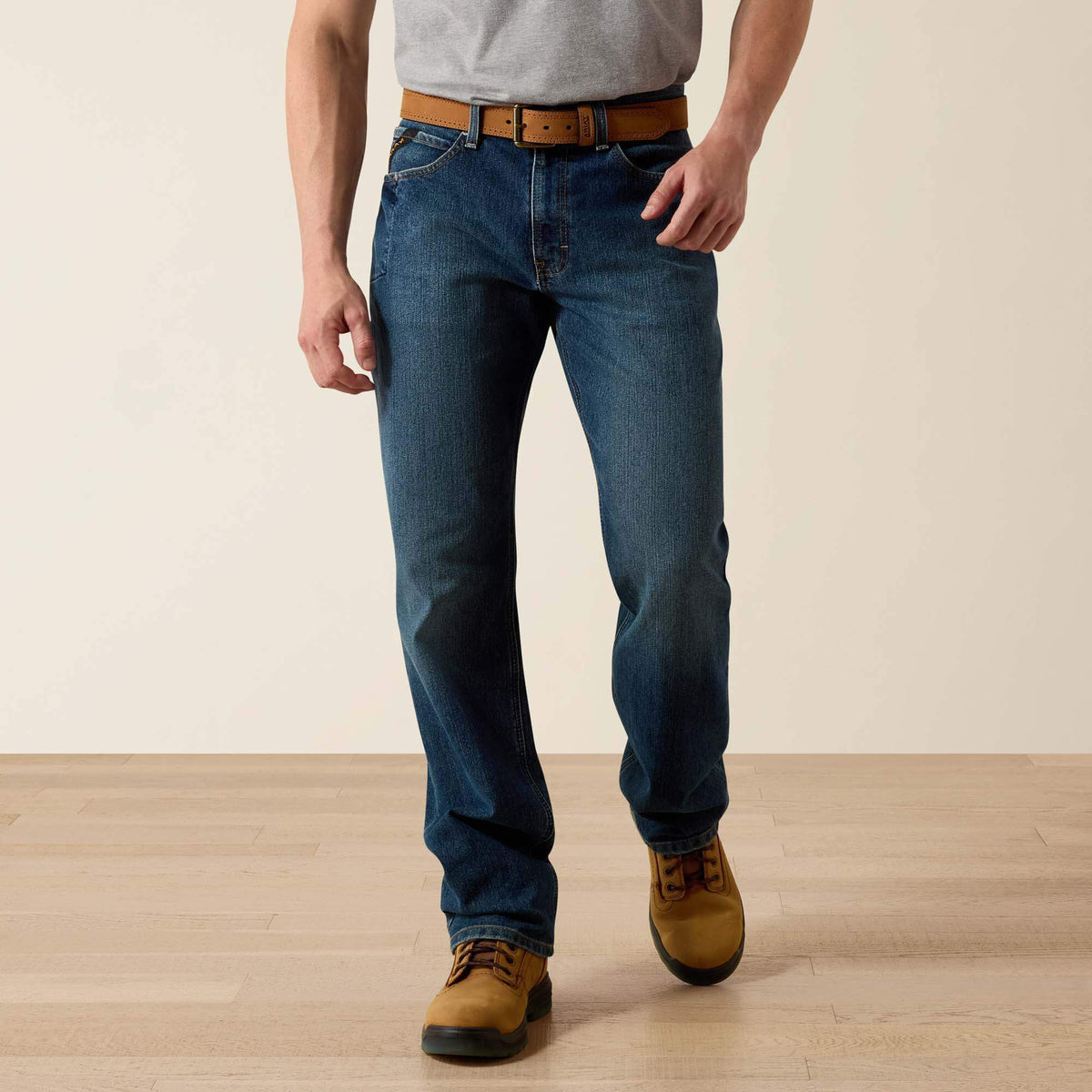 Ariat Rebar M3 Loose DuraStretch Basic Stackable Straight Leg Jean Men