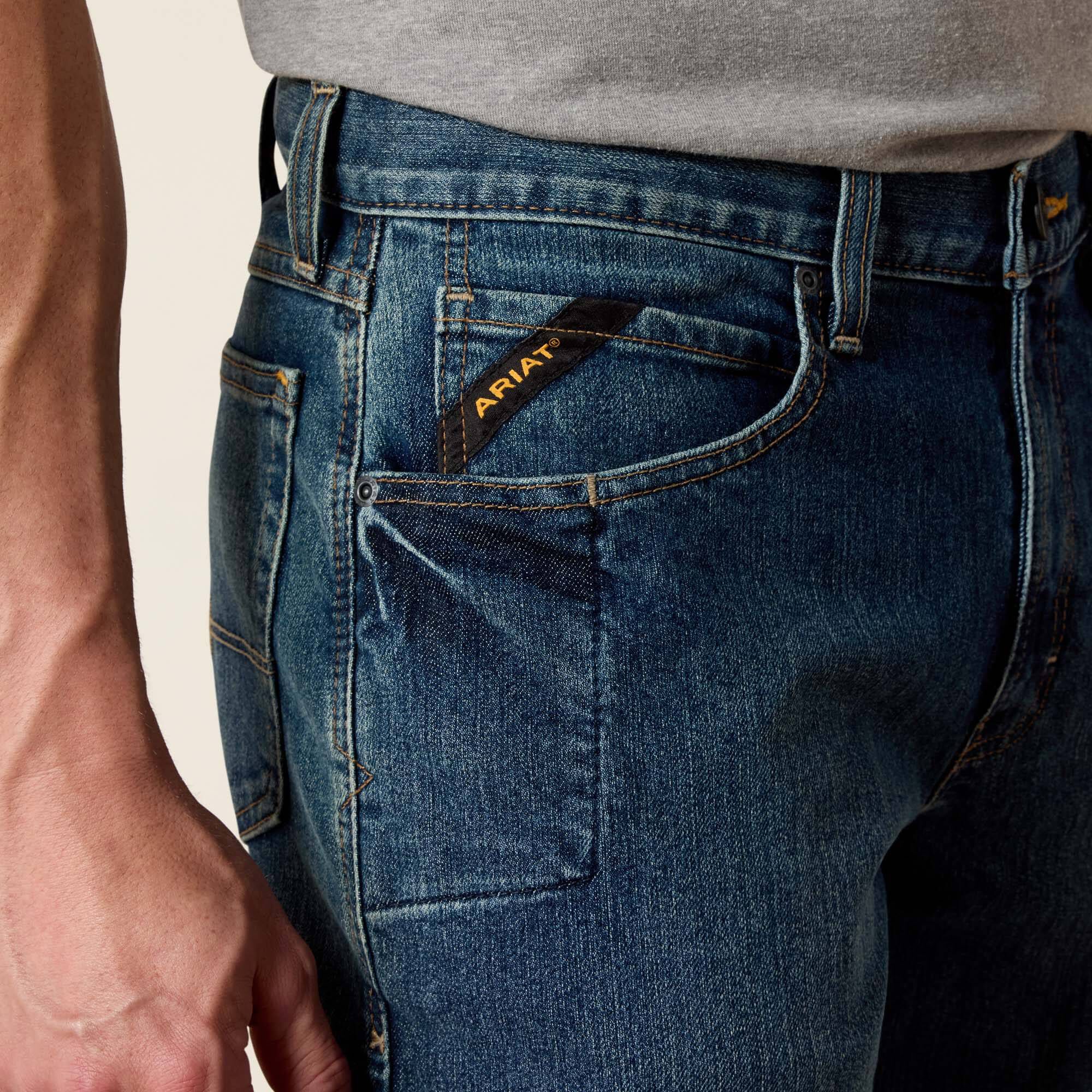 Ariat Rebar M3 Loose DuraStretch Basic Stackable Straight Leg Jean Men