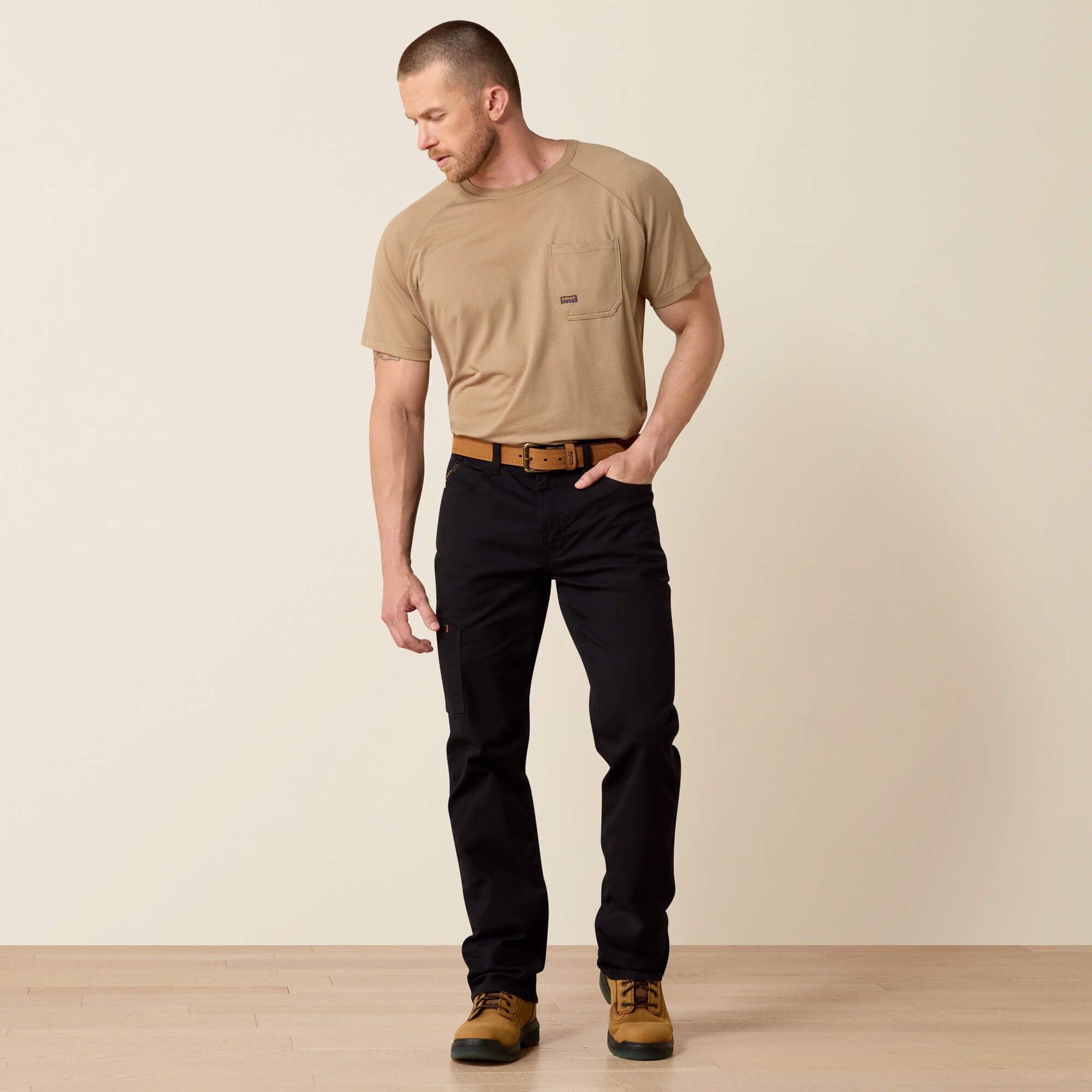 Ariat Rebar M4 Low Rise DuraStretch Made Tough Stackable Straight Leg Pant Men