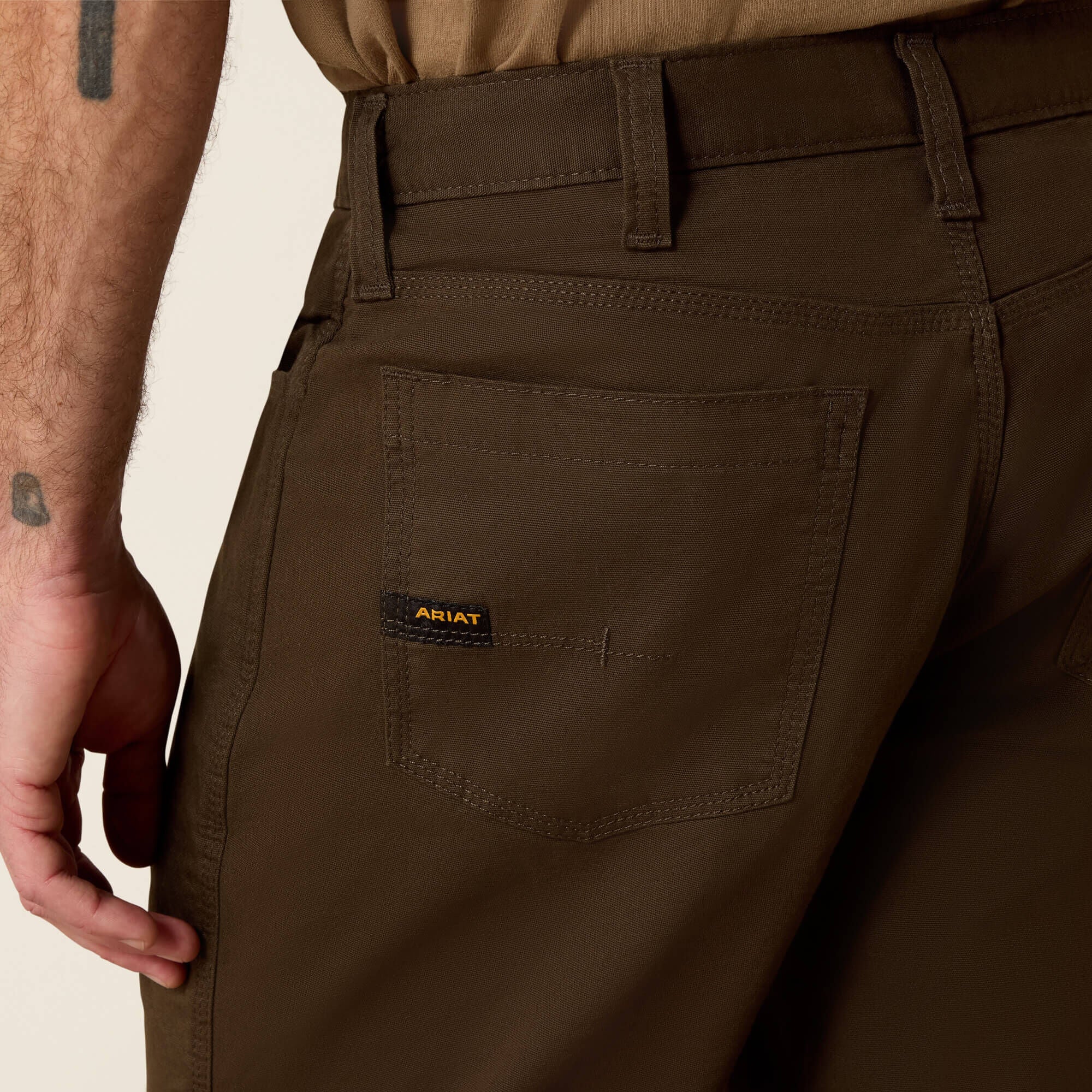 Ariat Rebar M4 Low Rise DuraStretch Made Tough Stackable Straight Leg Pant Men