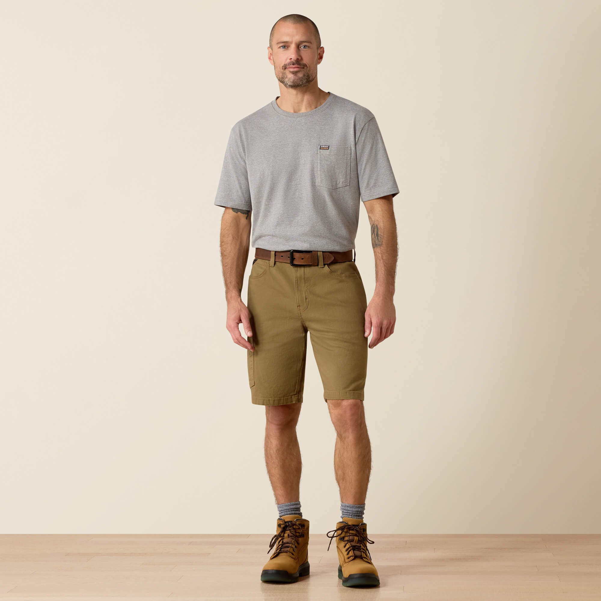 Ariat Rebar DuraStretch Made Tough 10" Short Men