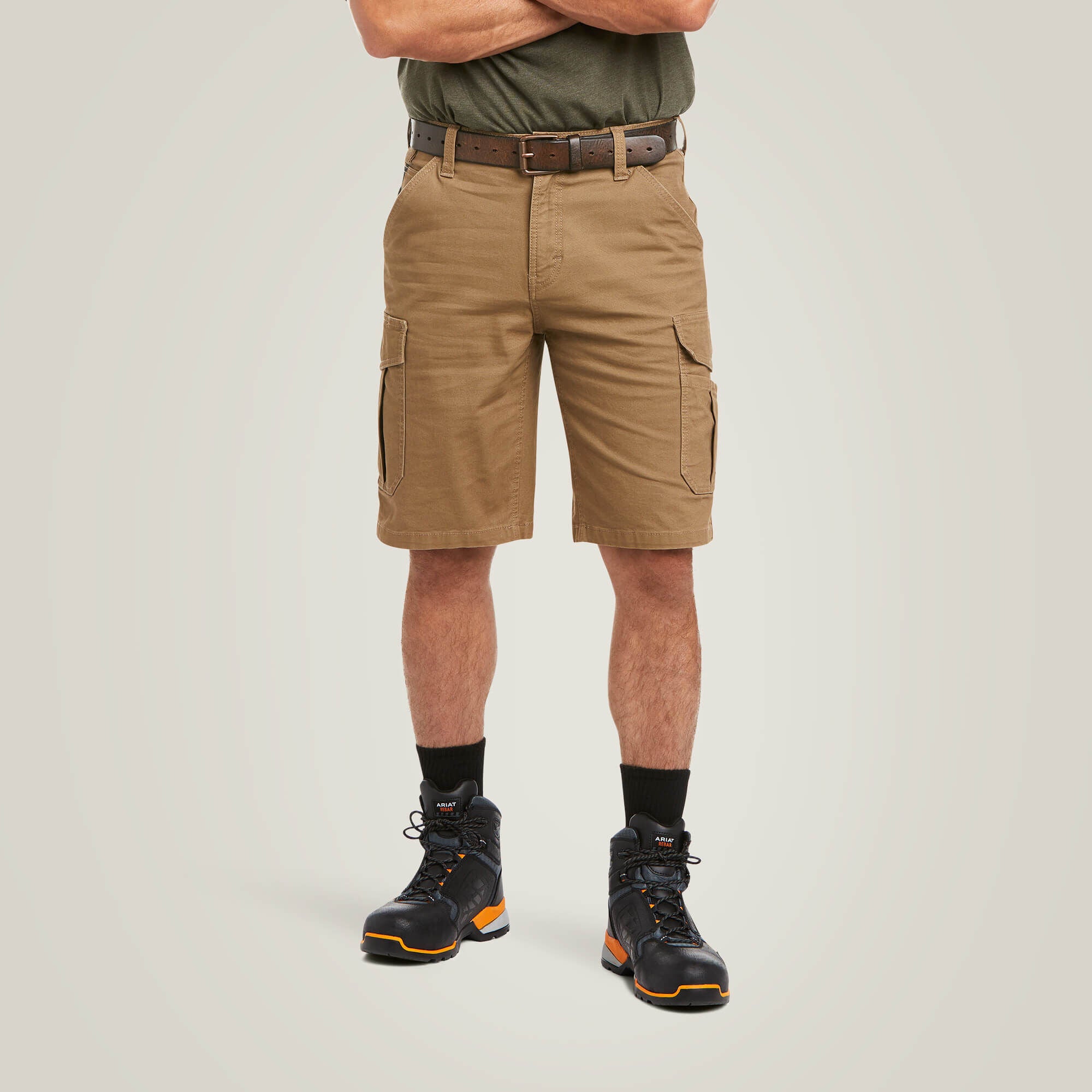 Ariat Rebar DuraStretch Made Tough Cargo 11" Short Men