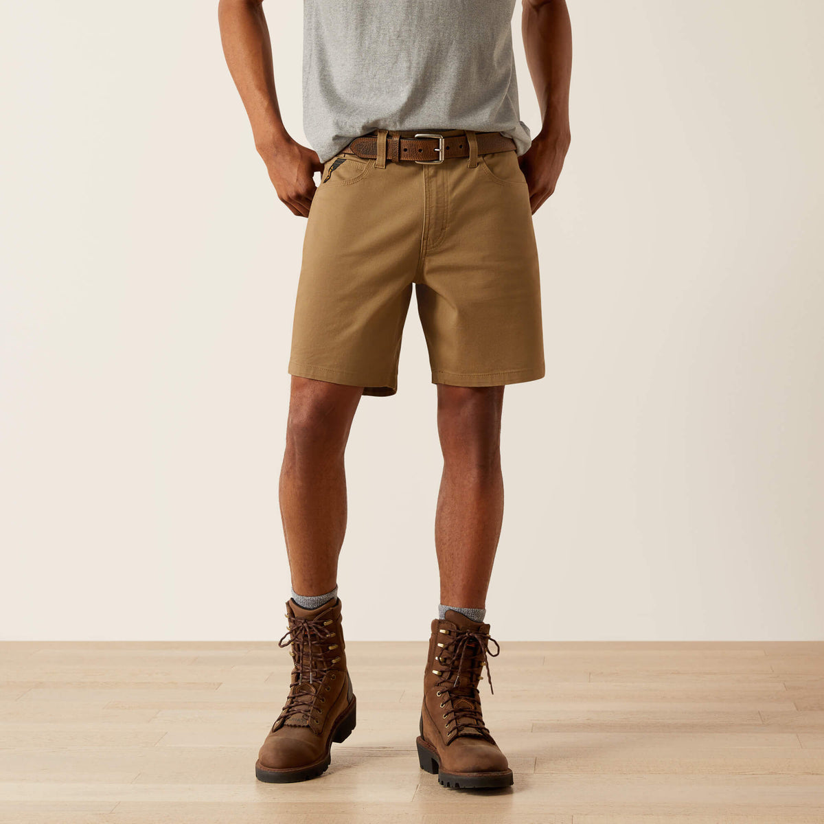 Ariat Rebar DuraStretch Made Tough 8" Short Men