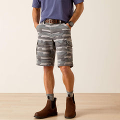 Ariat Rebar DuraStretch Made Tough Cargo 11" Short Men