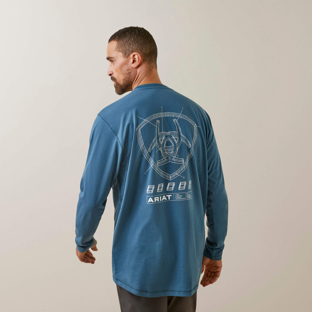 Ariat Rebar Workman Blueprint Men