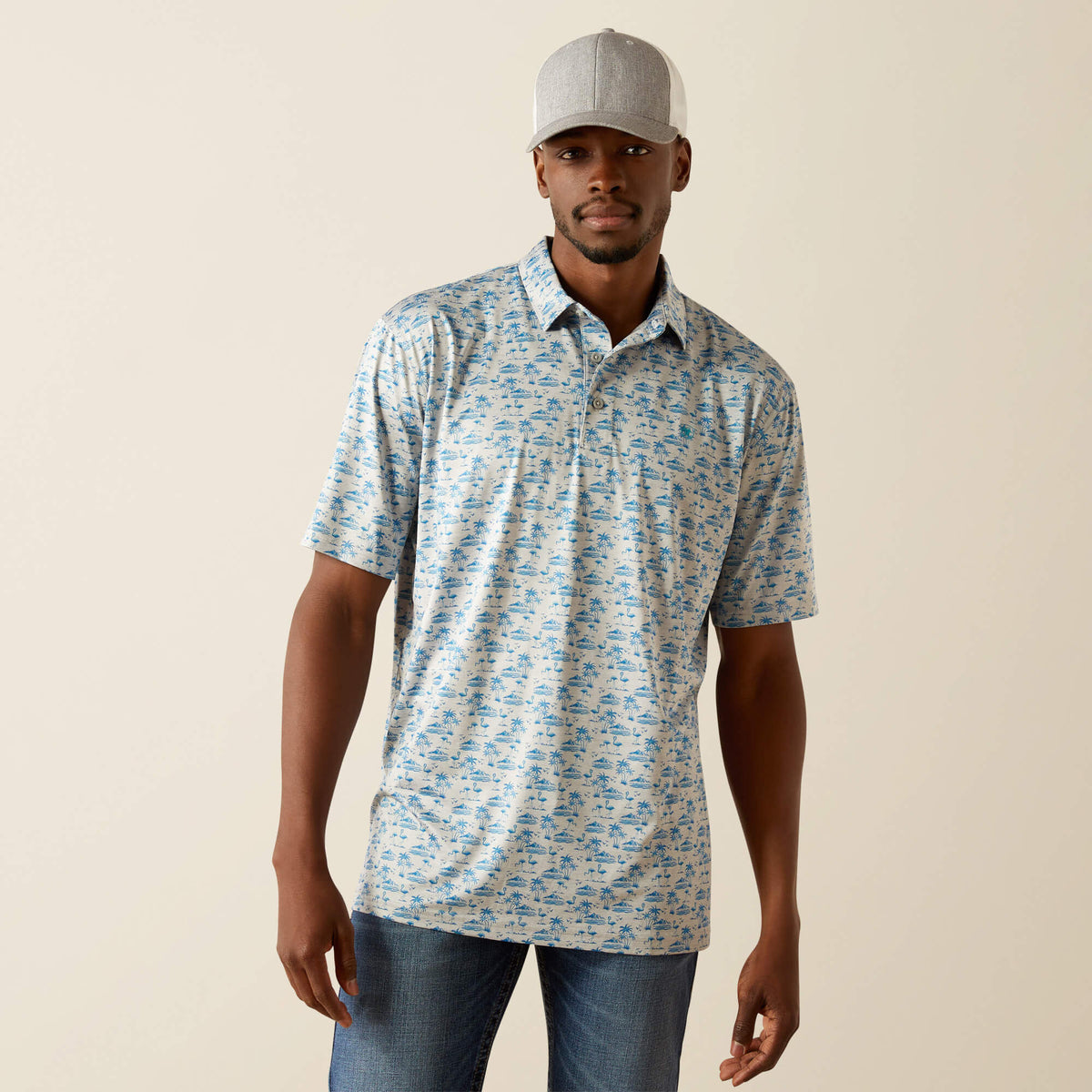 Ariat Charger 2.0 Printed Polo Men