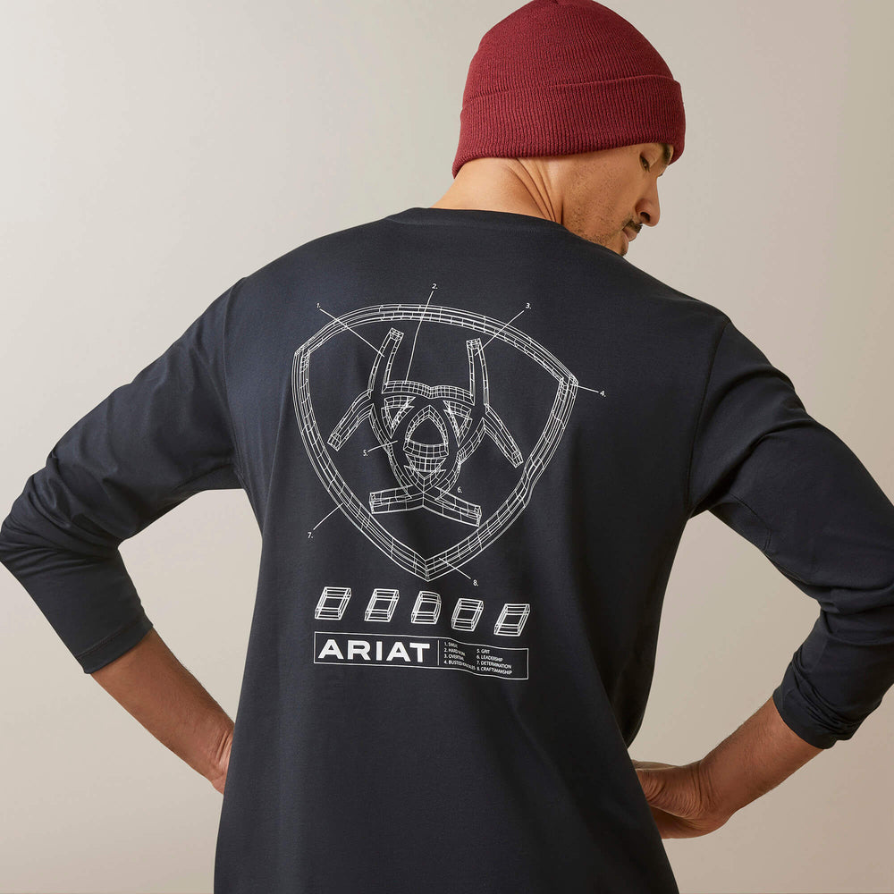 Ariat Rebar Workman Blueprint Men