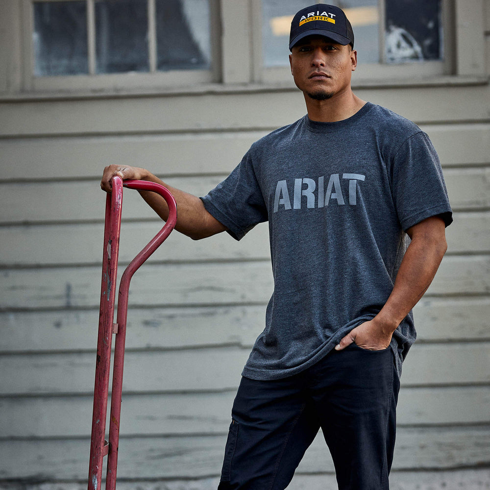 Ariat Rebar Cotton Strong Block Men