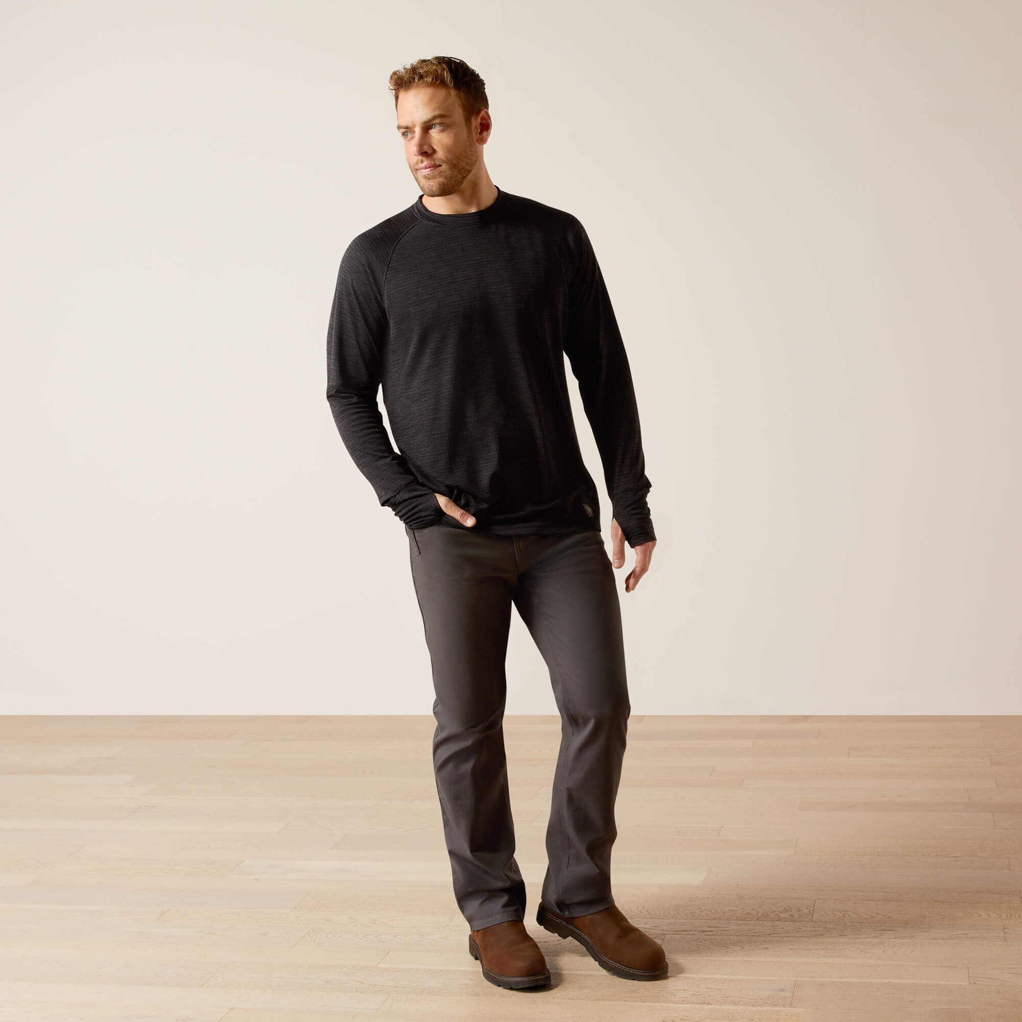 Ariat Rebar Gridwork Crewneck T-Shirt Men