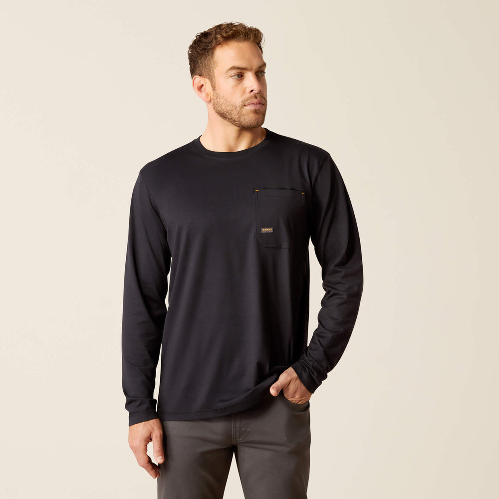 Ariat Rebar Workman Chrome Moto Eagle T-Shirt Men