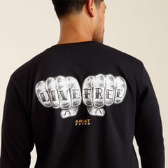 Ariat Rebar Cotton Strong Bare Knuckle T-Shirt Men