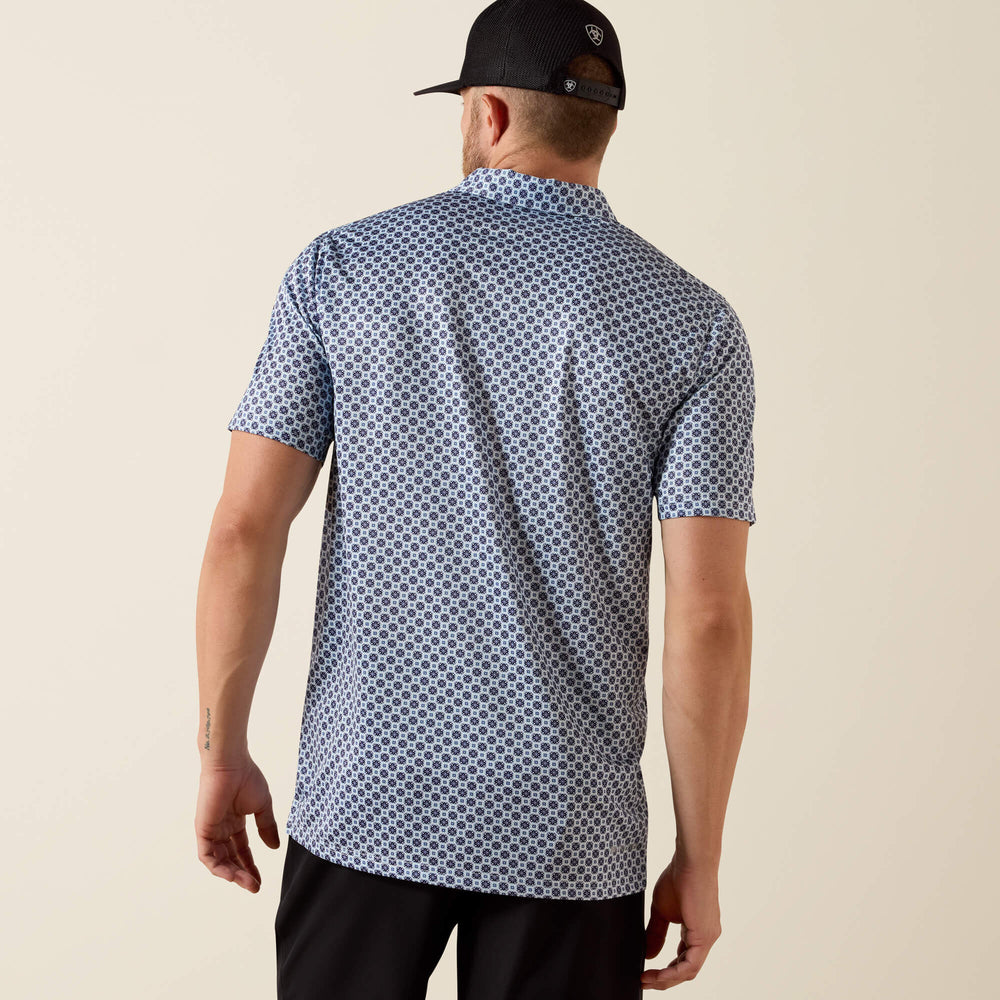 Ariat All Over Print Fitted Polo Men