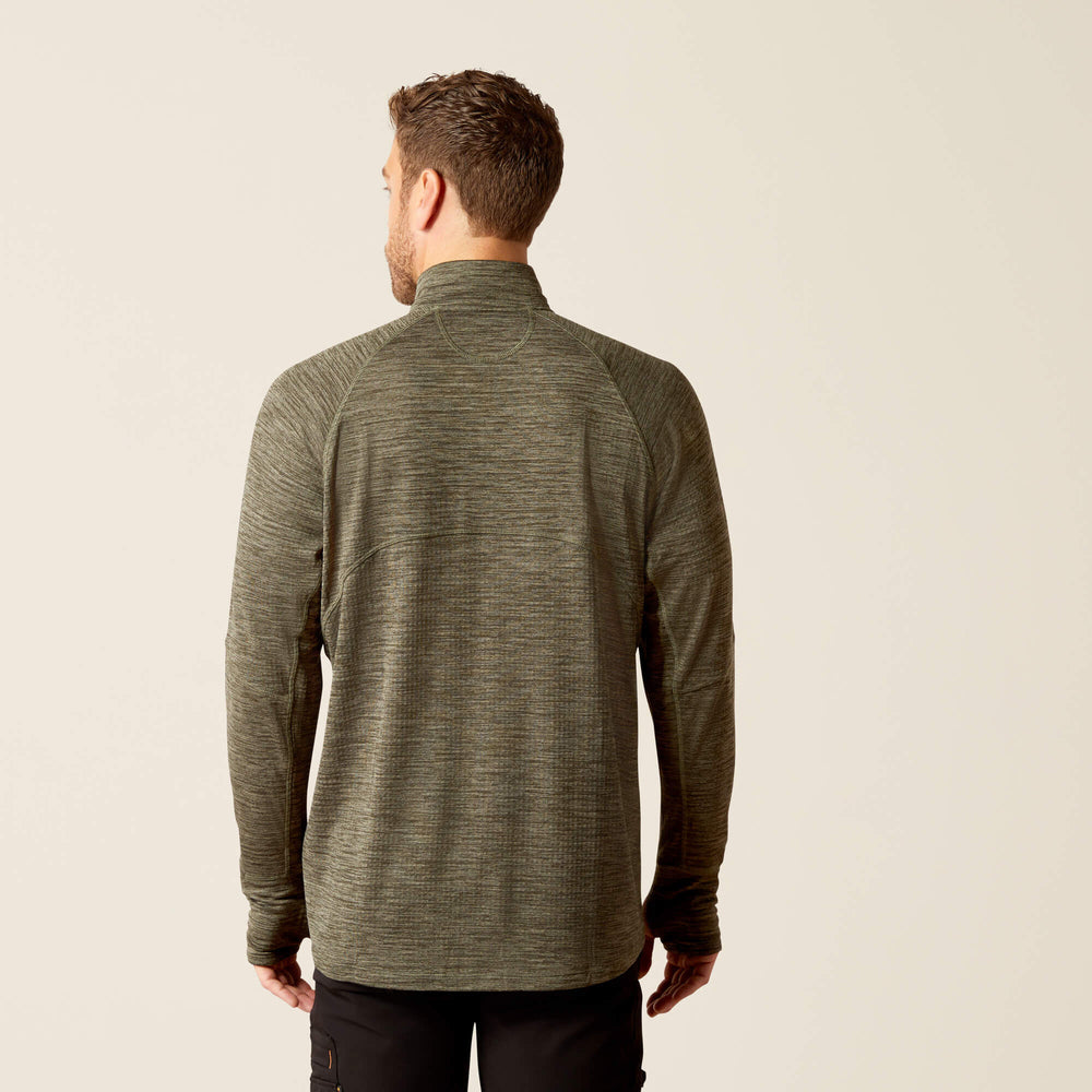 Ariat Rebar Gridwork Baselayer 1/4 Zip T-Shirt Men