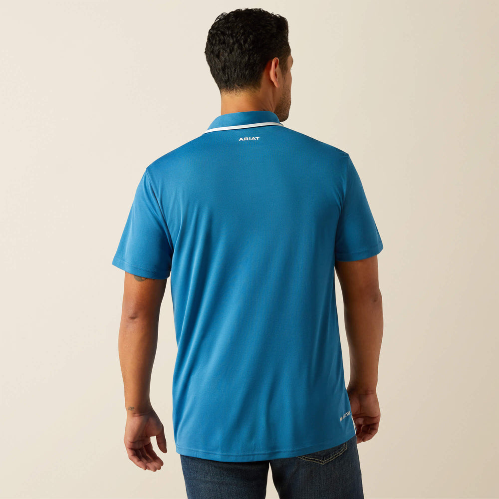 Ariat Welded TEK Fitted Short Sleeve Polo Men