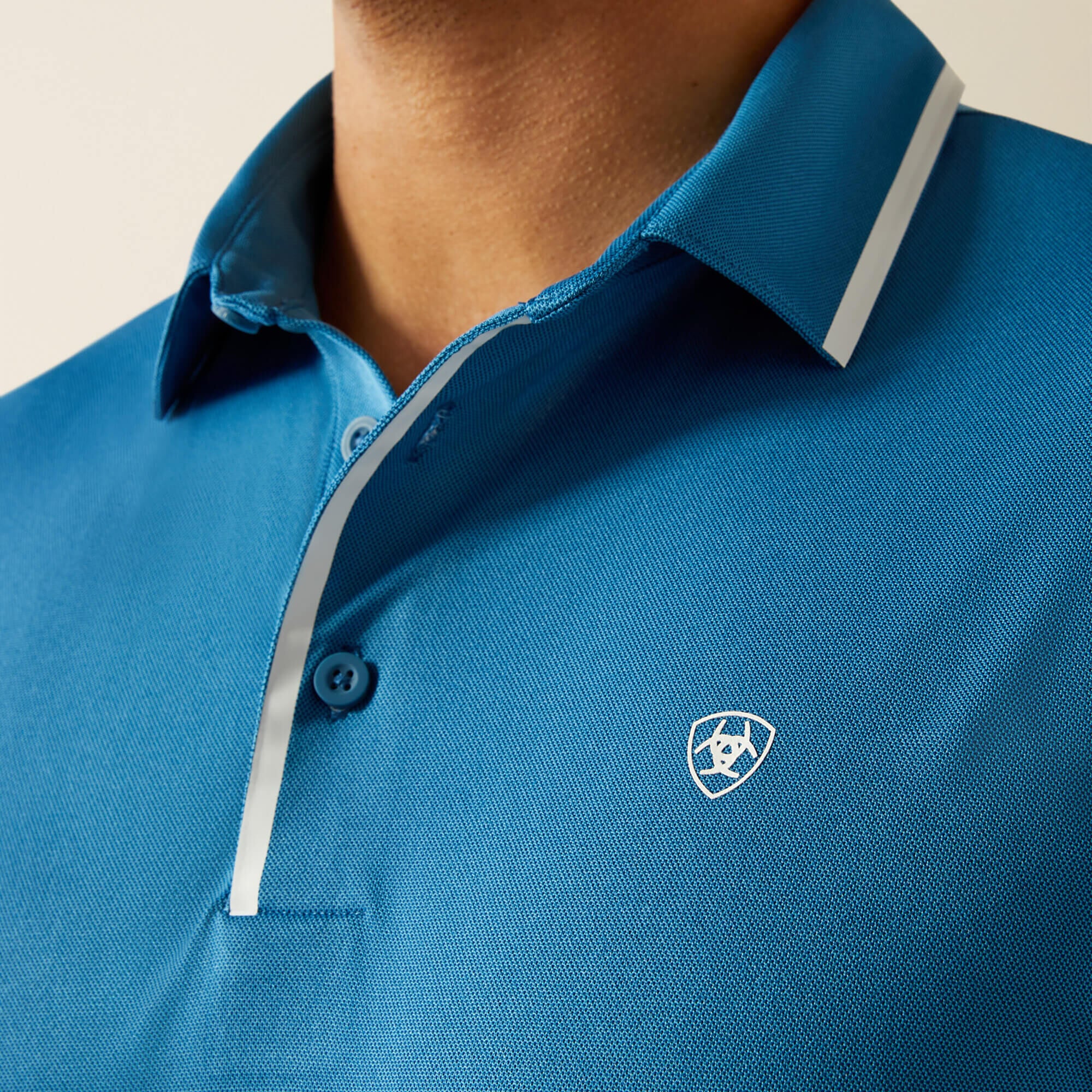 Ariat Welded TEK Fitted Short Sleeve Polo Men