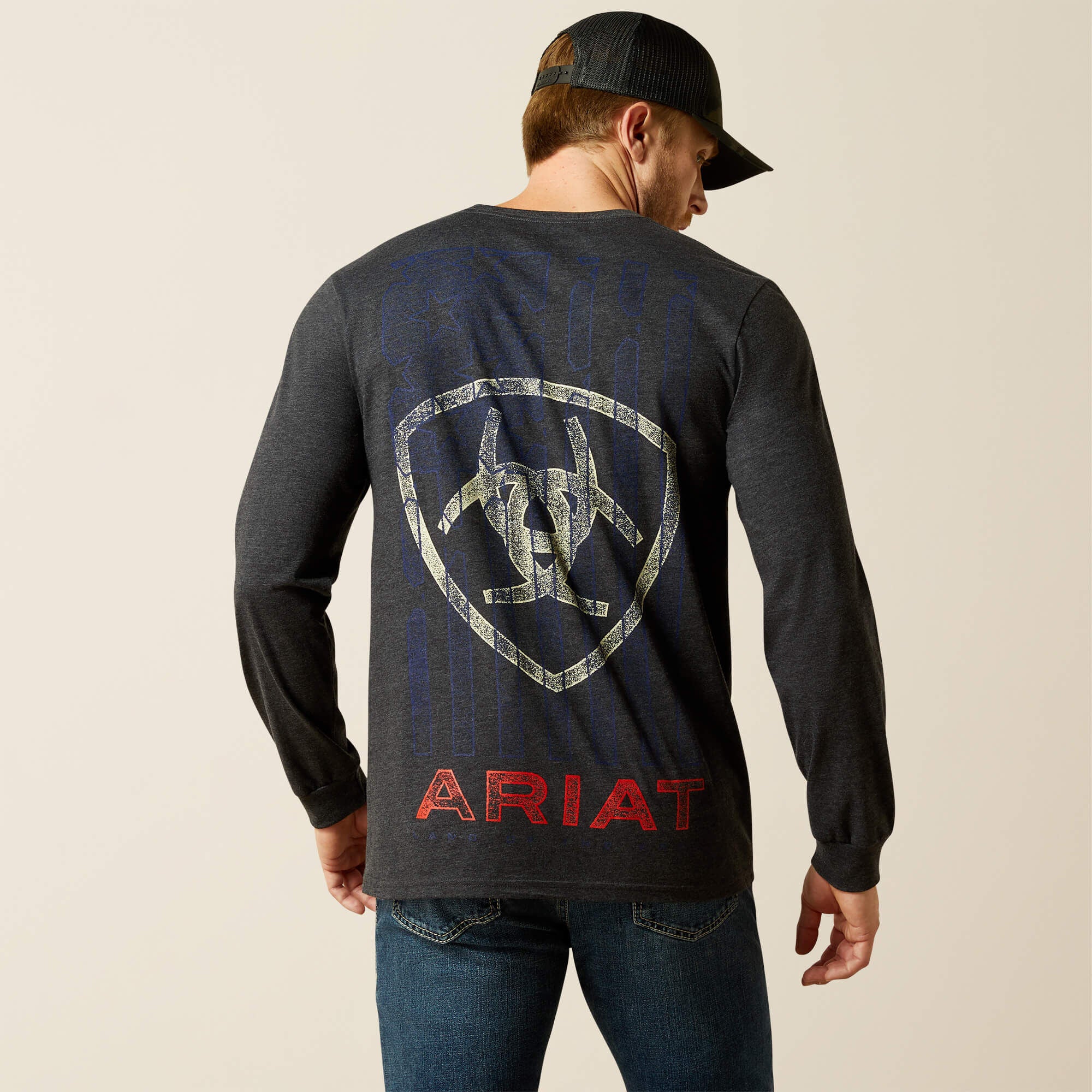 Ariat Ariat Stamped Freedom Classic Fit Long Sleeve T-Shirt Men