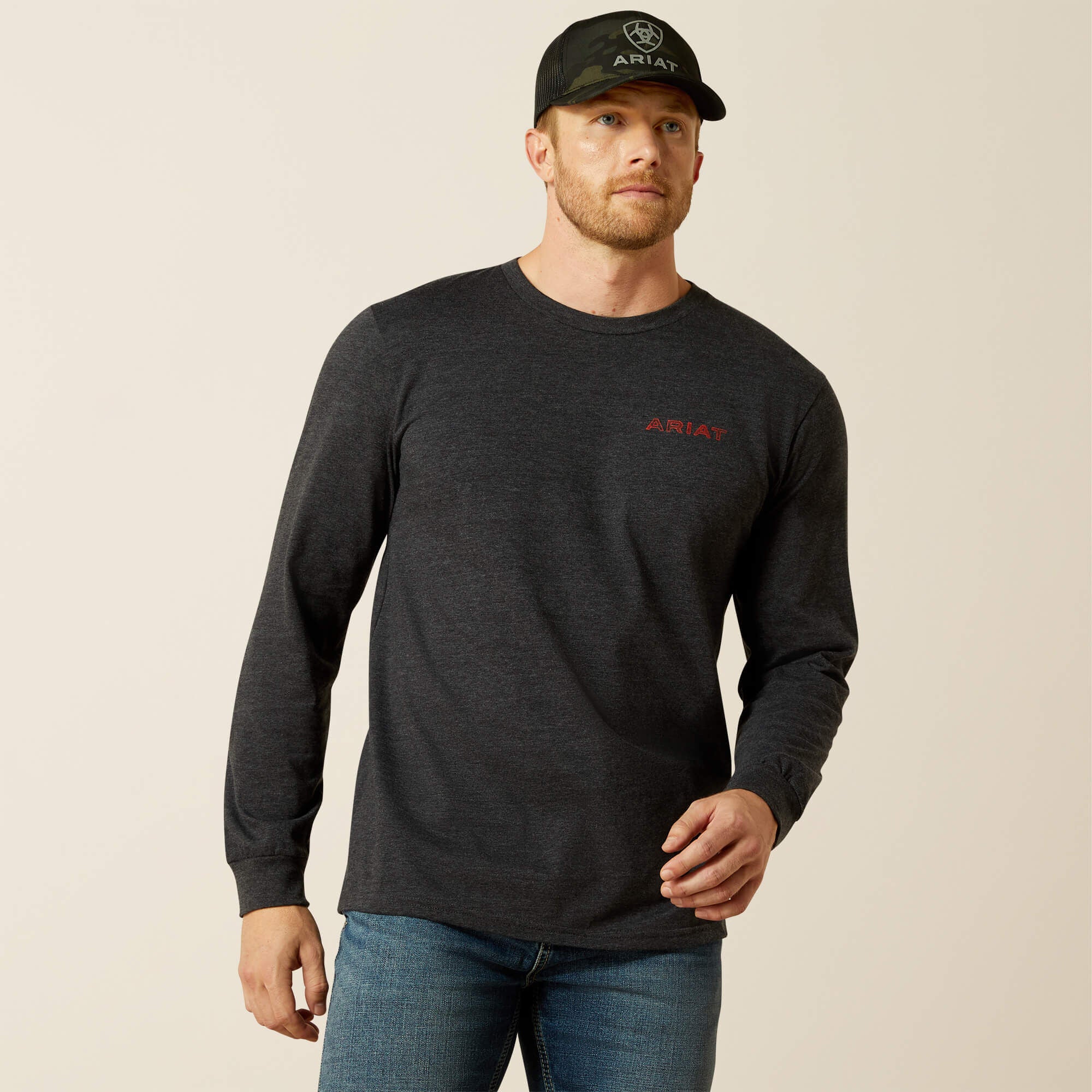Ariat Ariat Stamped Freedom Classic Fit Long Sleeve T-Shirt Men