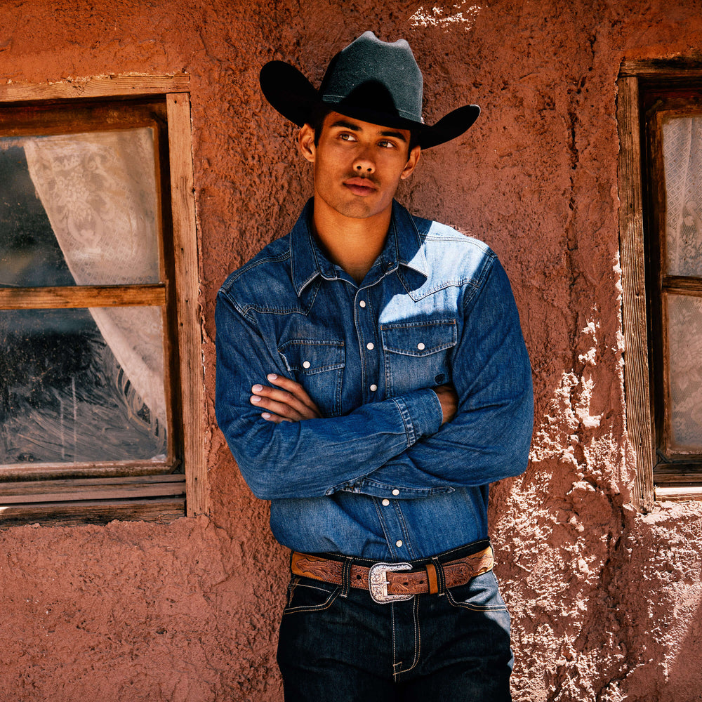 Ariat Denim Retro Fit Shirt Men|Trends