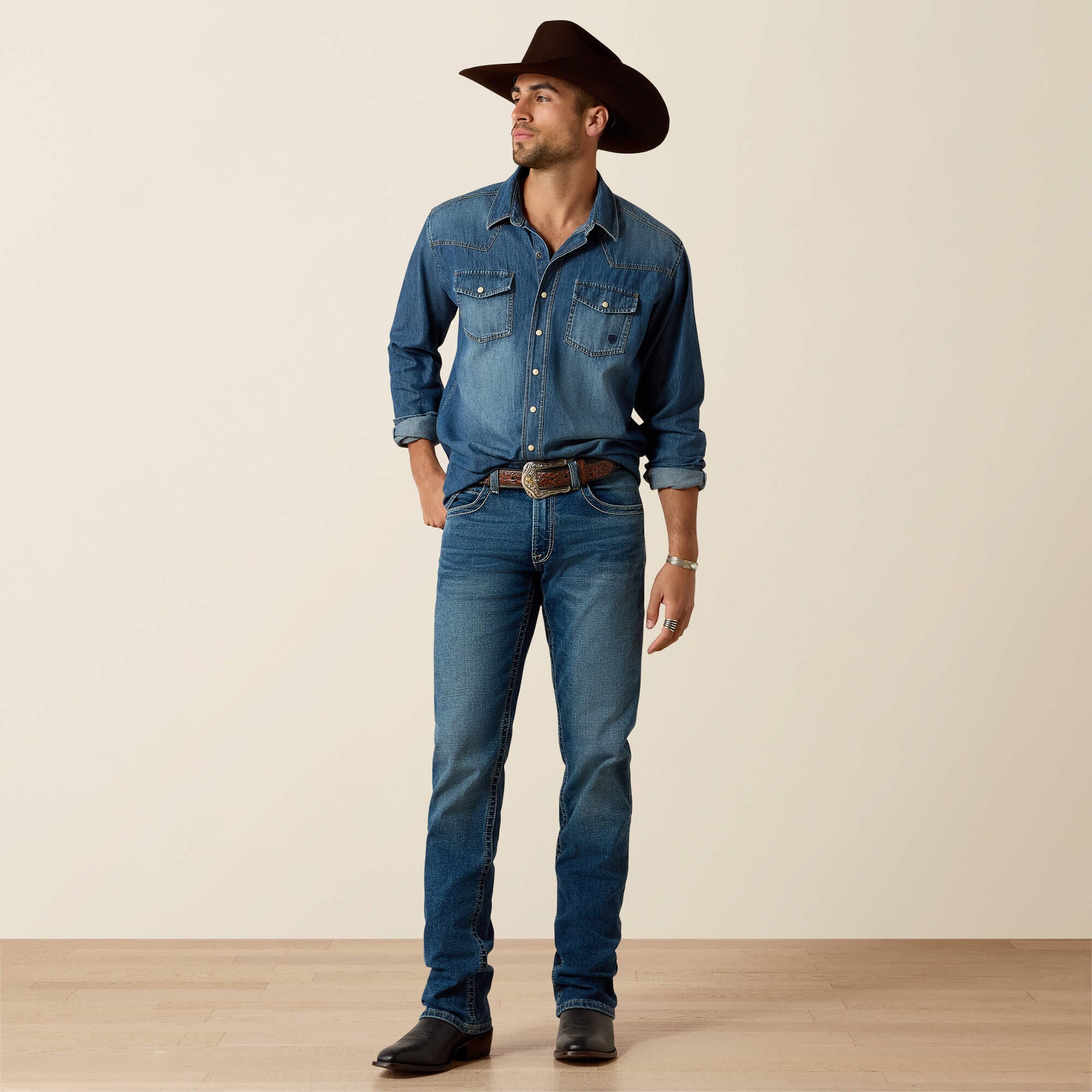 Ariat Denim Retro Fit Shirt Men|Trends