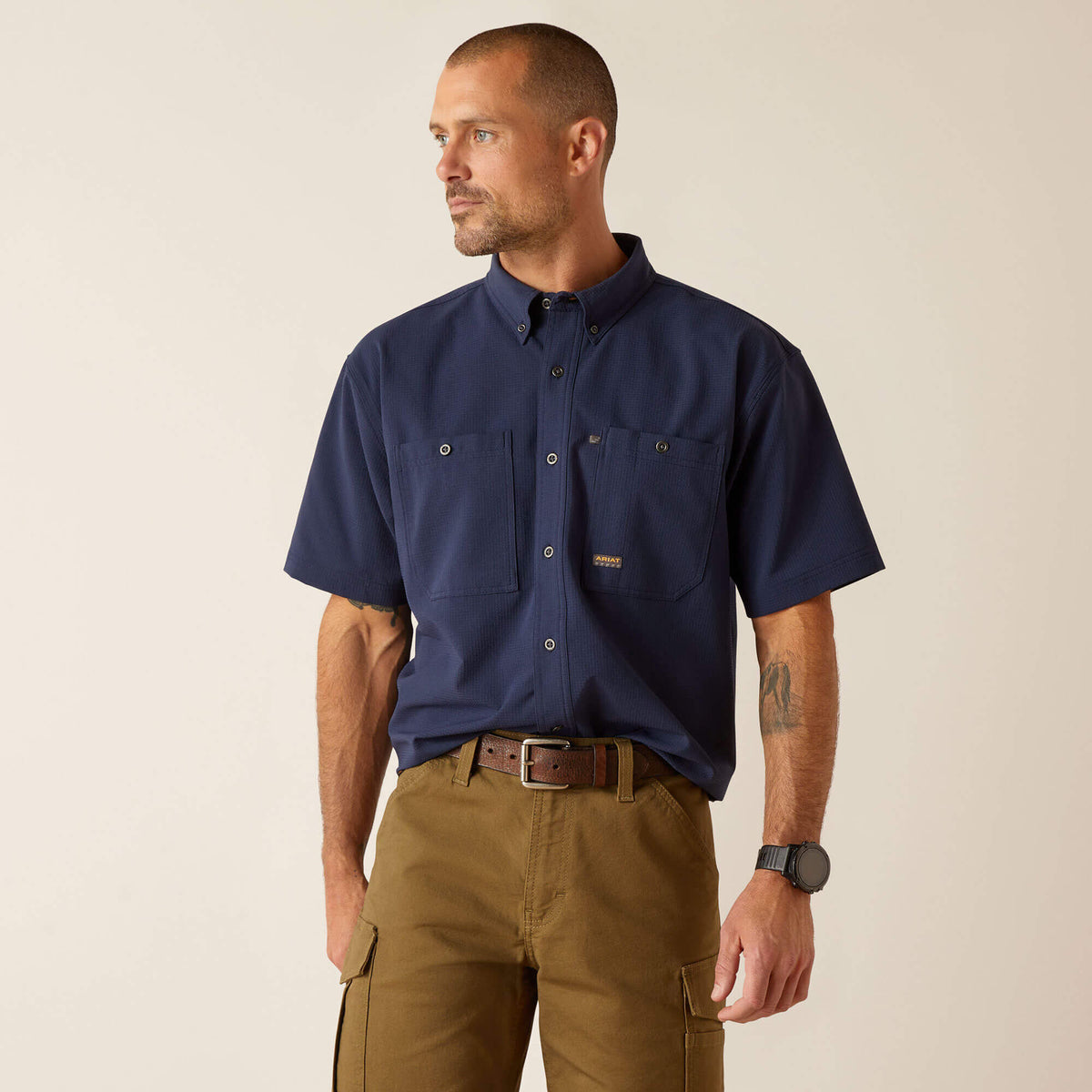 Ariat Rebar Made Tough 360 Airflow Work Shirt Men