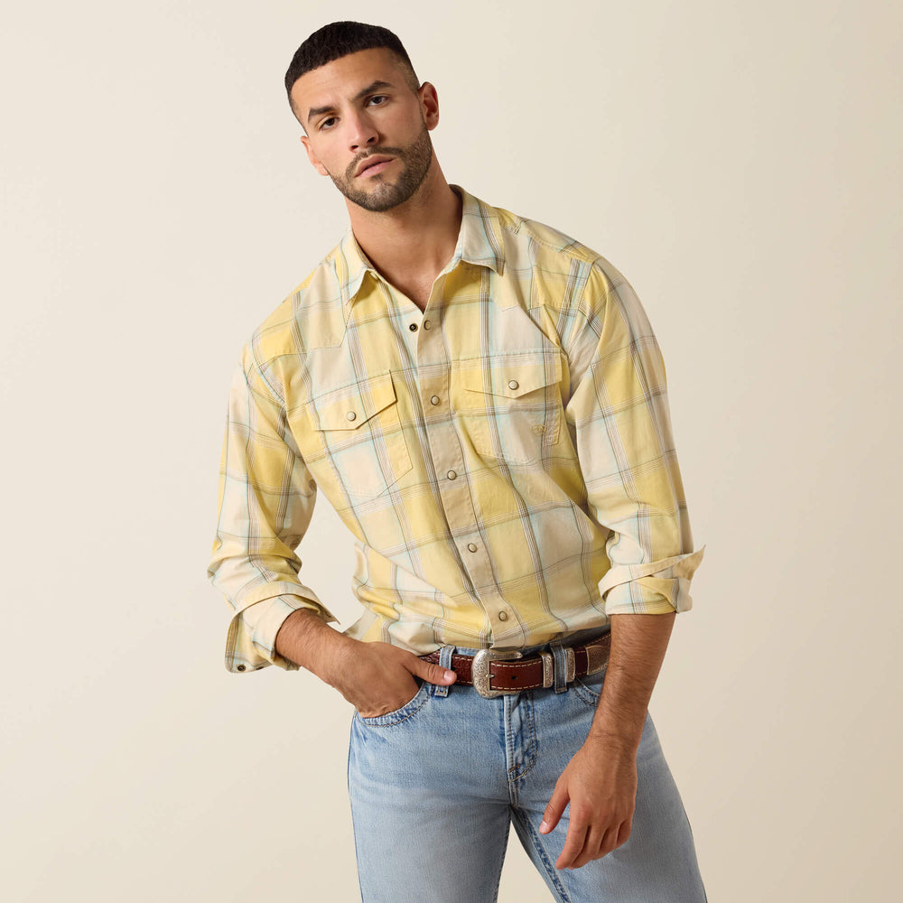 Ariat Retro Hux Fitted Snap Shirt Men