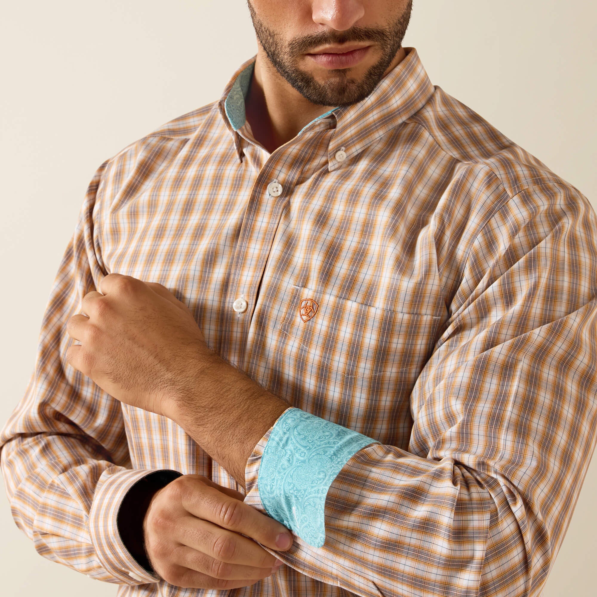 Ariat Wrinkle Free Ayden Fitted Shirt Men