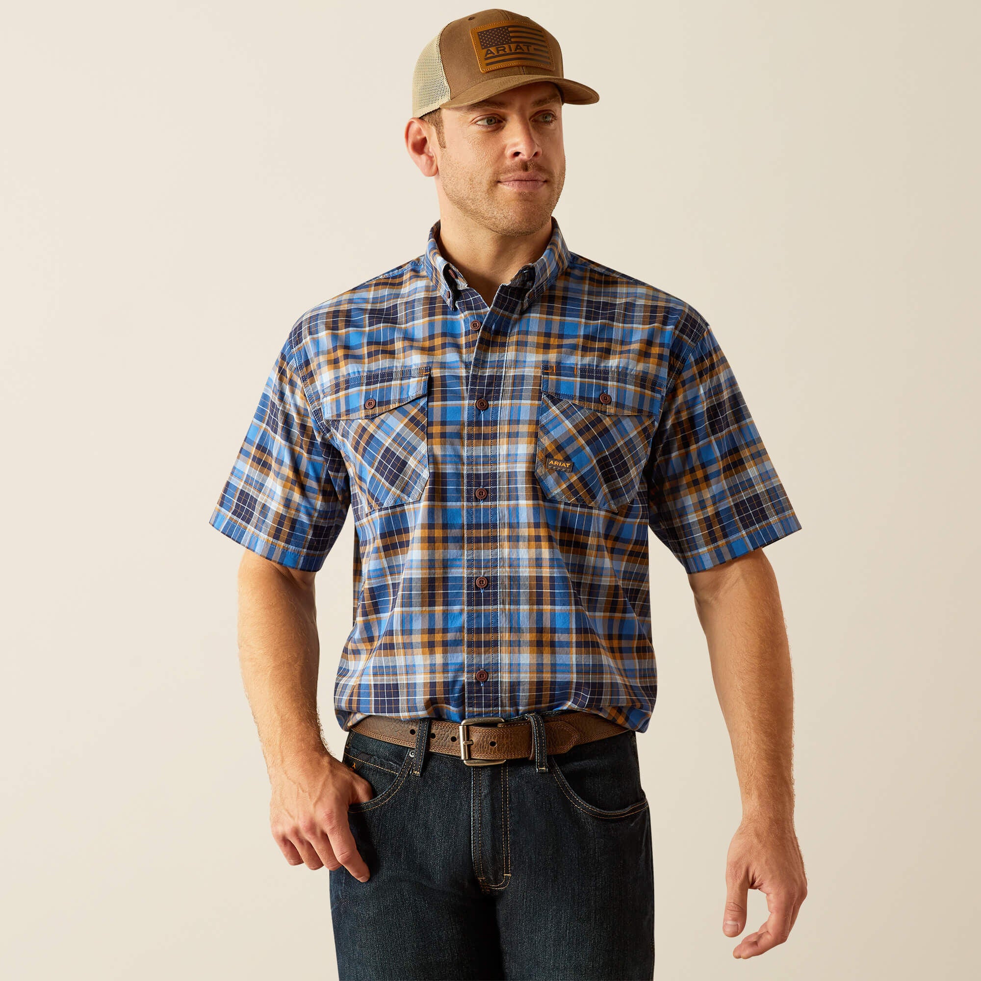 Ariat Rebar Made Tough DuraStretch Work Shirt Men
