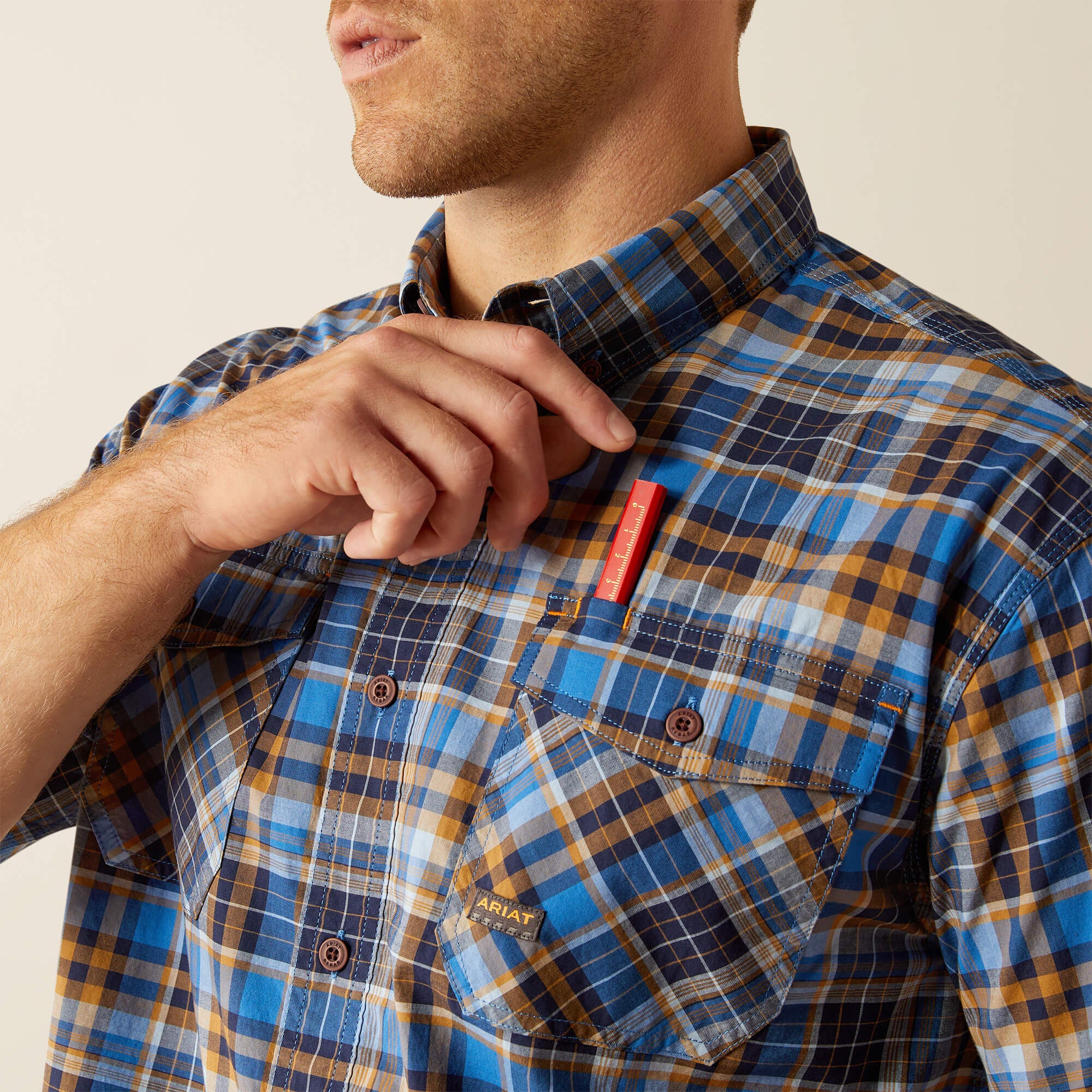 Ariat Rebar Made Tough DuraStretch Work Shirt Men