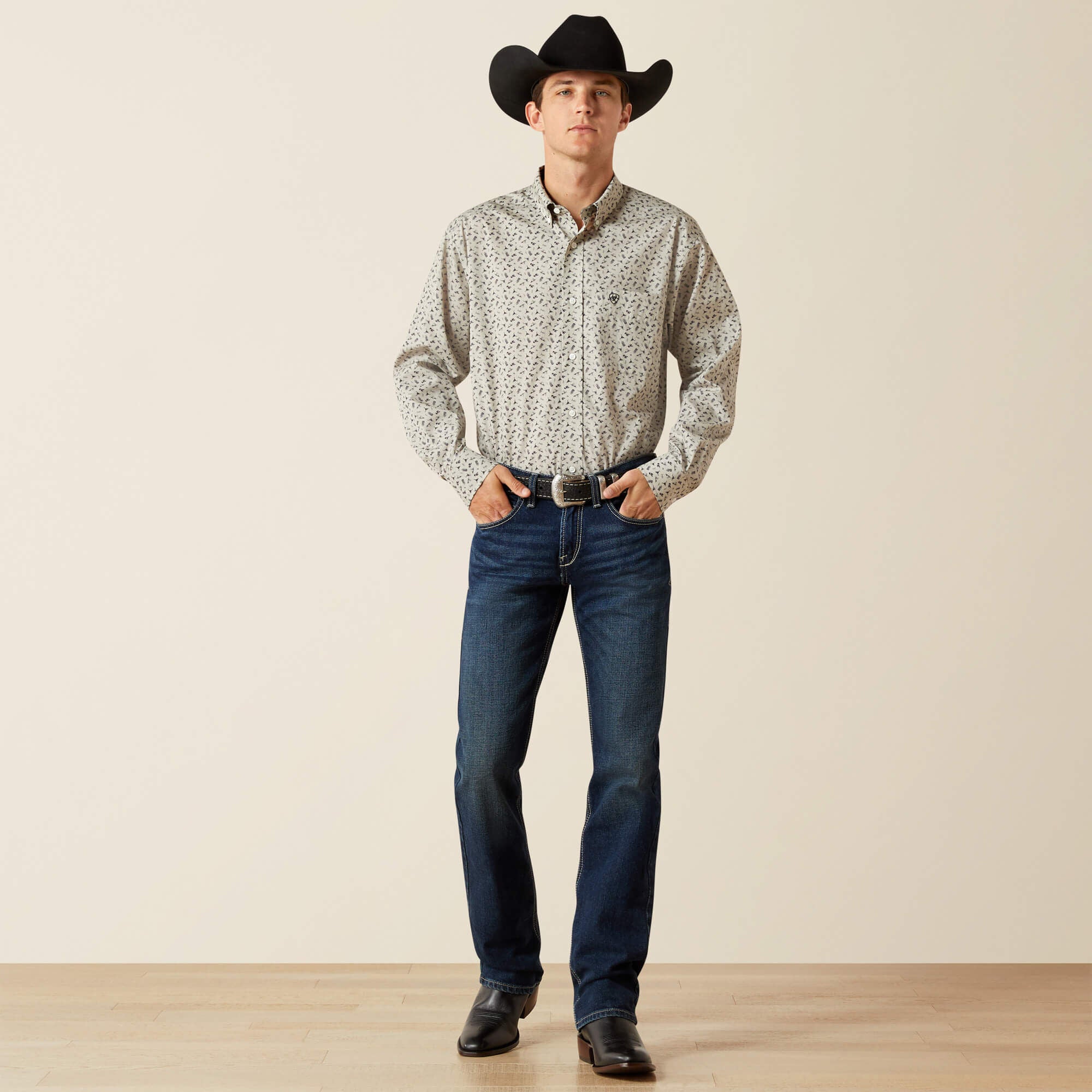 Ariat Wrinkle Free Charles Classic Fit Shirt Men
